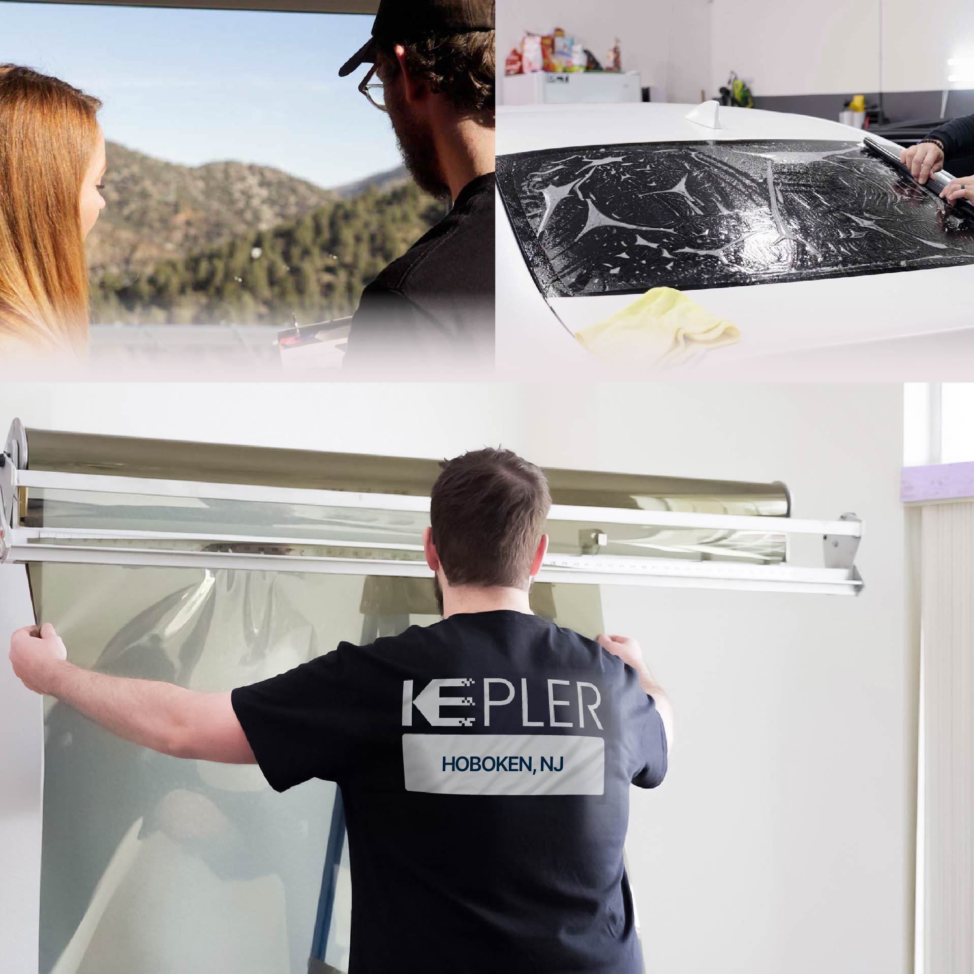 Kepler Specialist Installing Anti-Graffiti Film in Hoboken, New Jersey