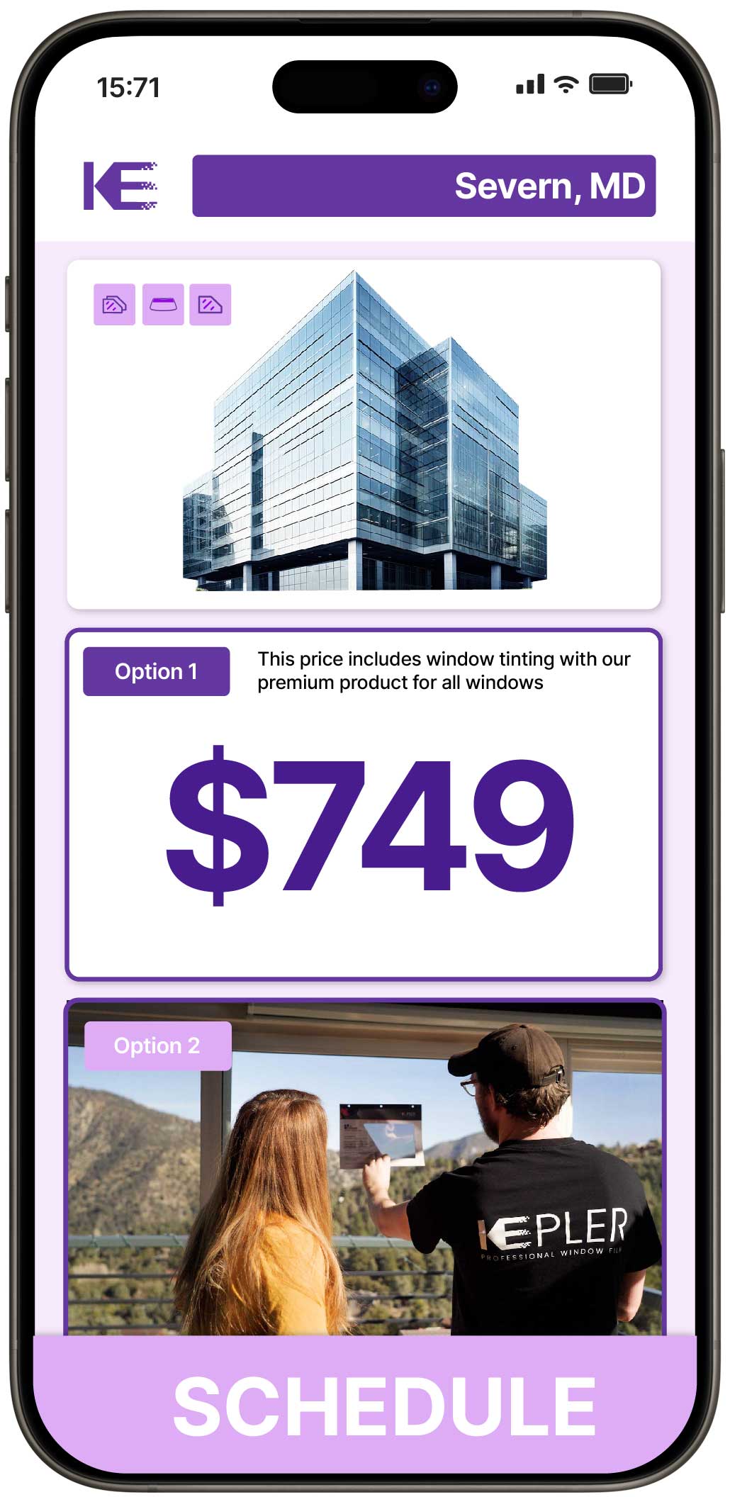 View Reasonable Safety and Security Window Film Rates in Severn, Maryland