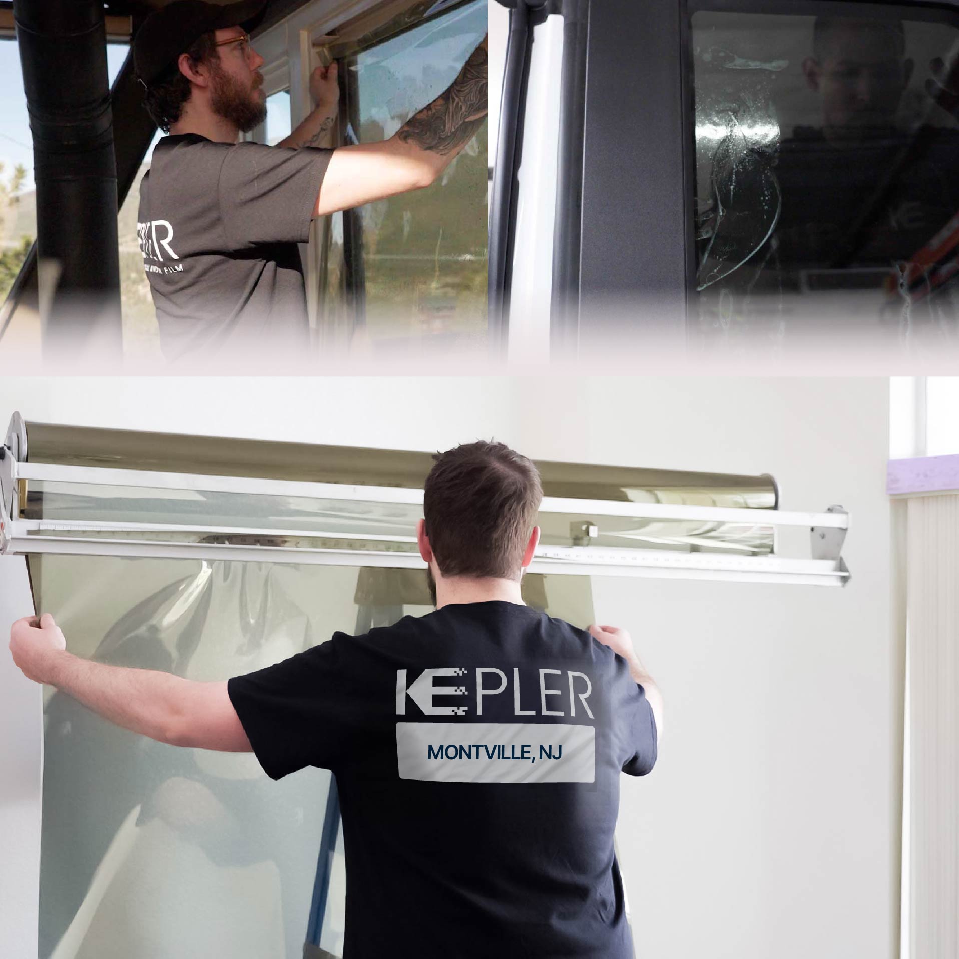 Kepler Specialist Installing Anti-Graffiti Film in Montville, New Jersey