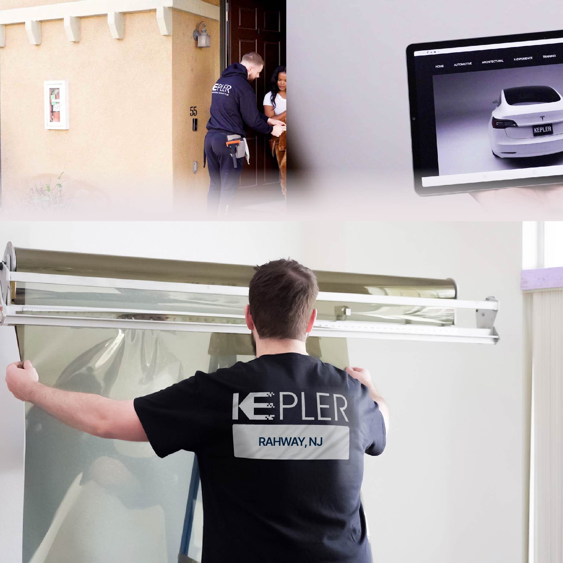 Kepler Specialist Installing Anti-Graffiti Film in Rahway, New Jersey
