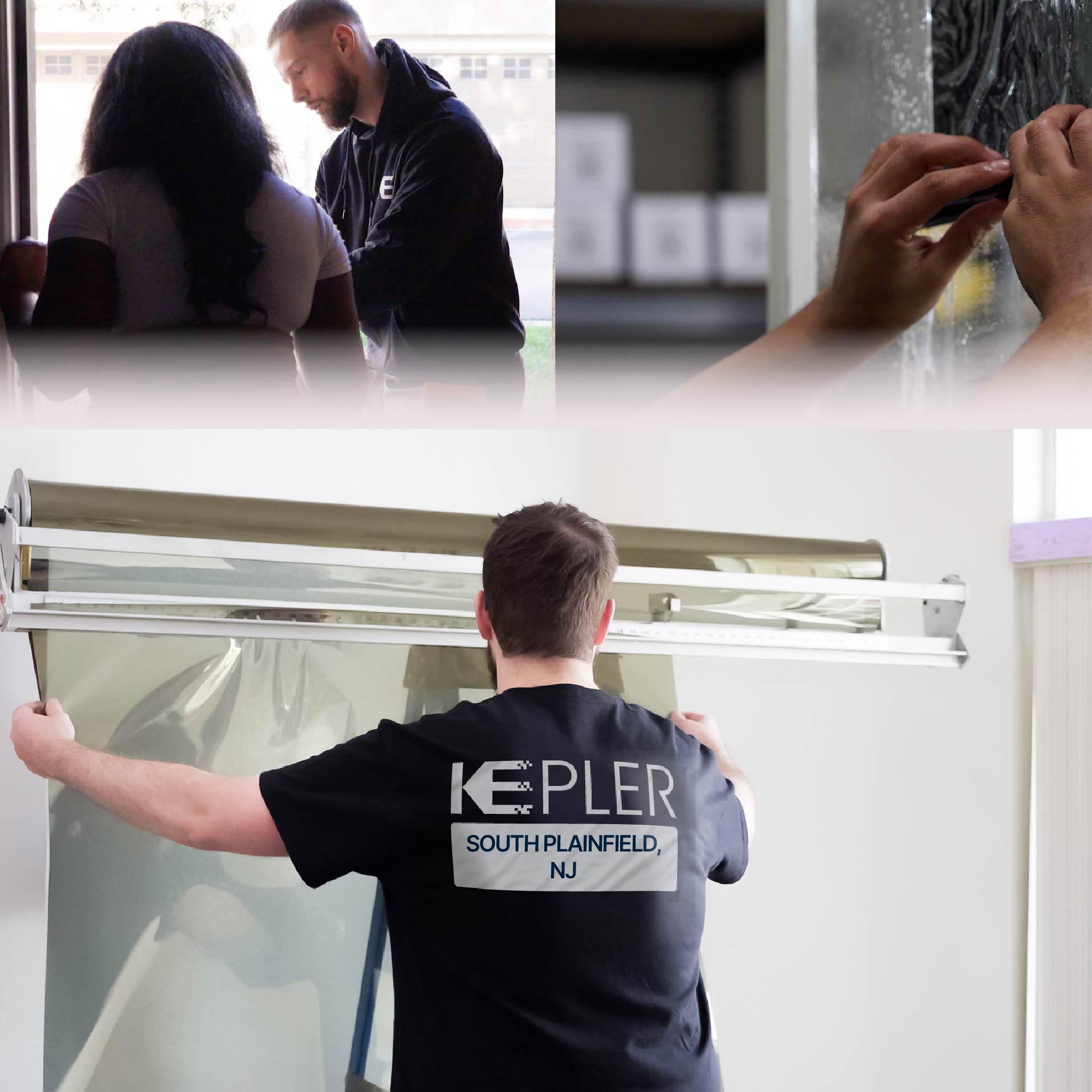 Kepler Specialist Installing Anti-Graffiti Film in South Plainfield, New Jersey