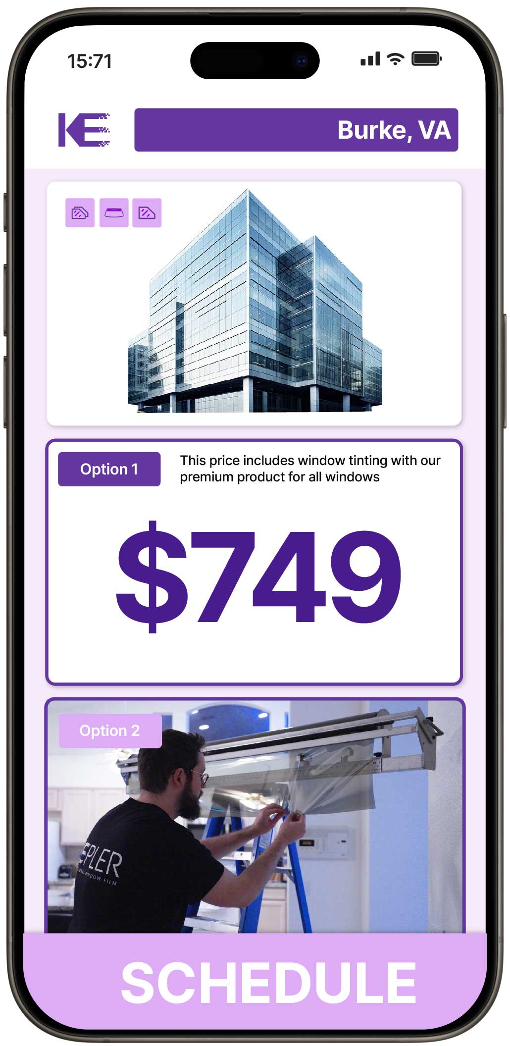 View Reasonable Safety and Security Window Film Rates in Burke, Virginia