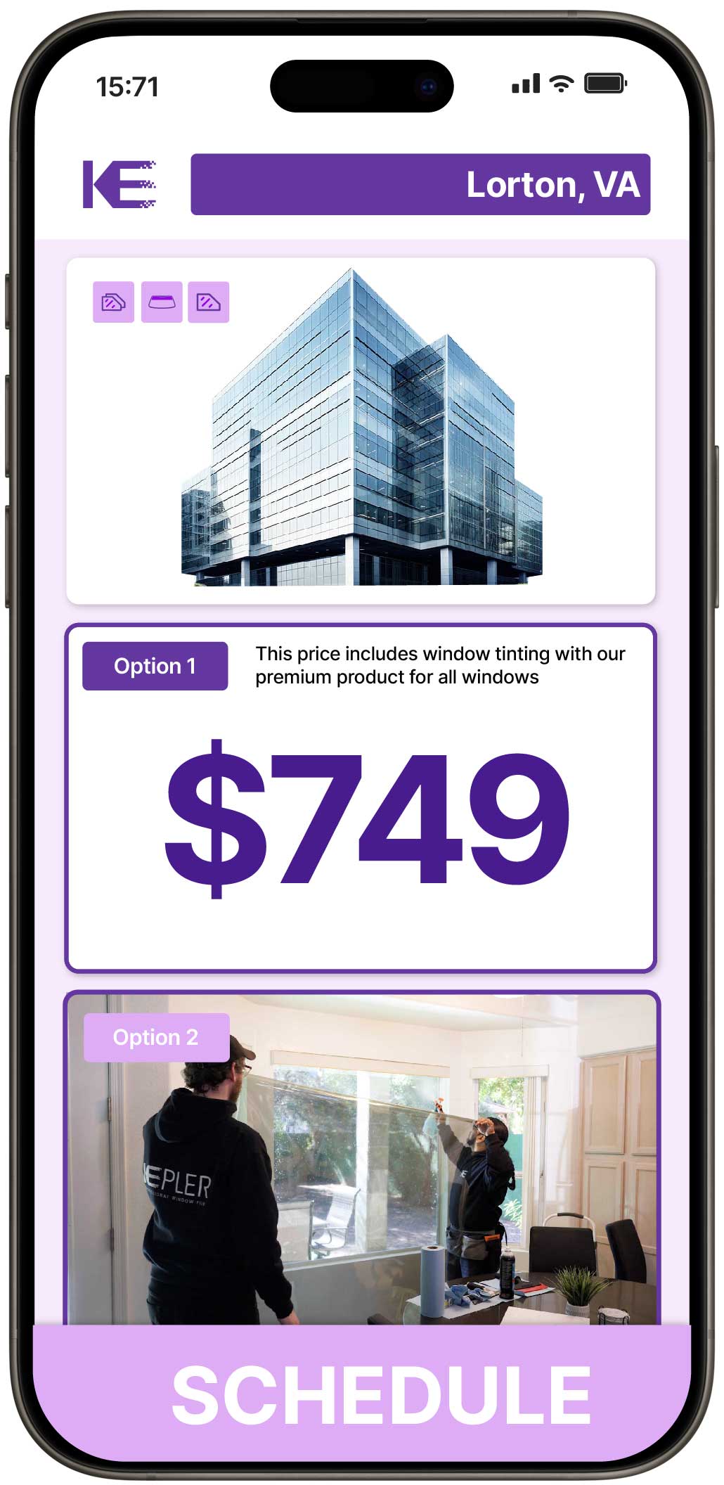 View Reasonable Safety and Security Window Film Rates in Lorton, Virginia