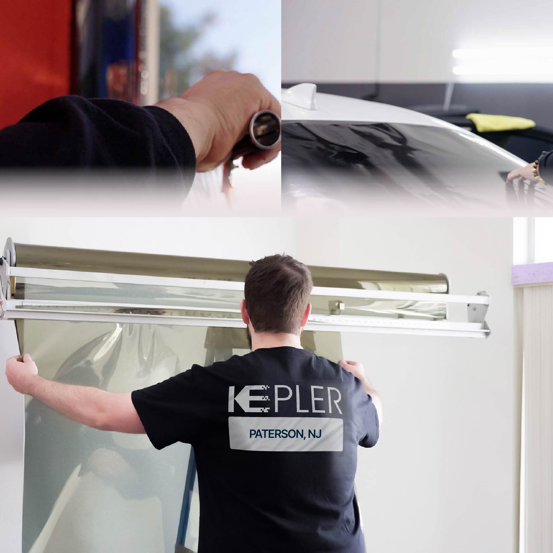 Kepler Specialist Installing Anti-Graffiti Film in Paterson, New Jersey