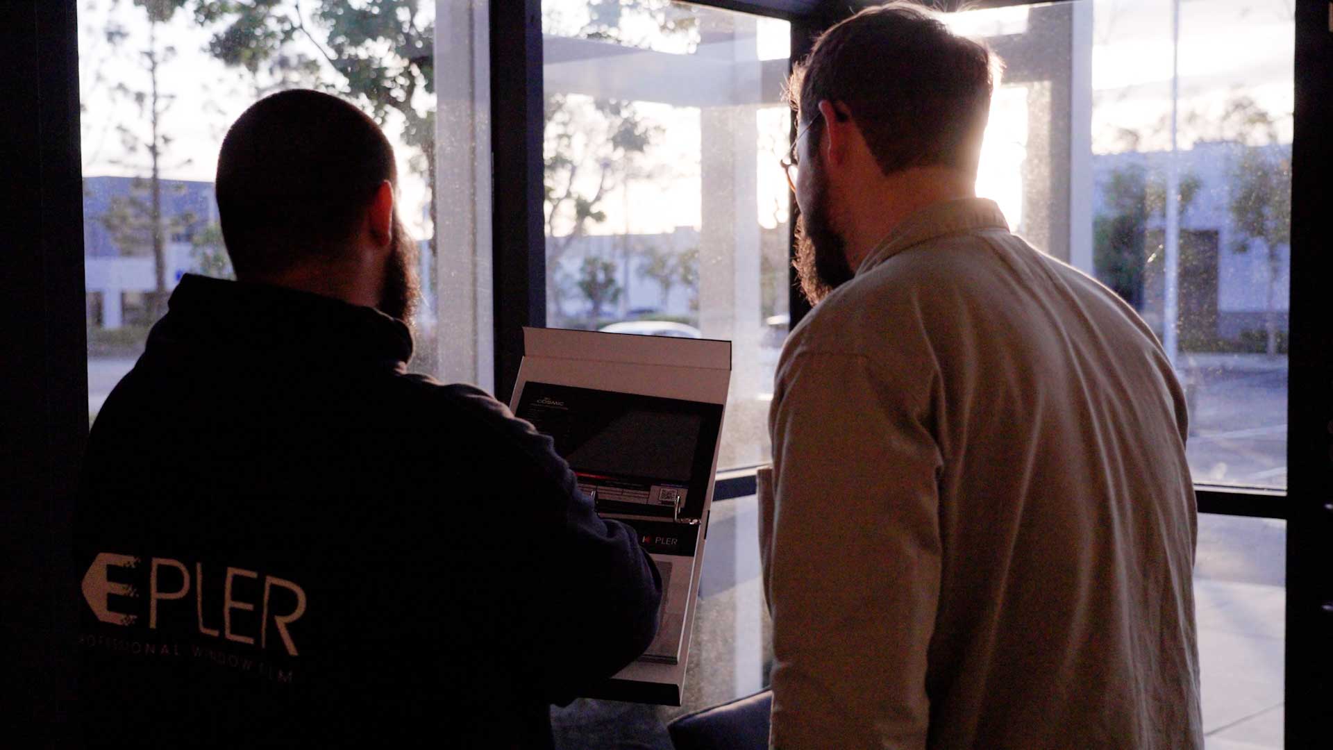 Professional Office Glass Tint Consultation in Augusta