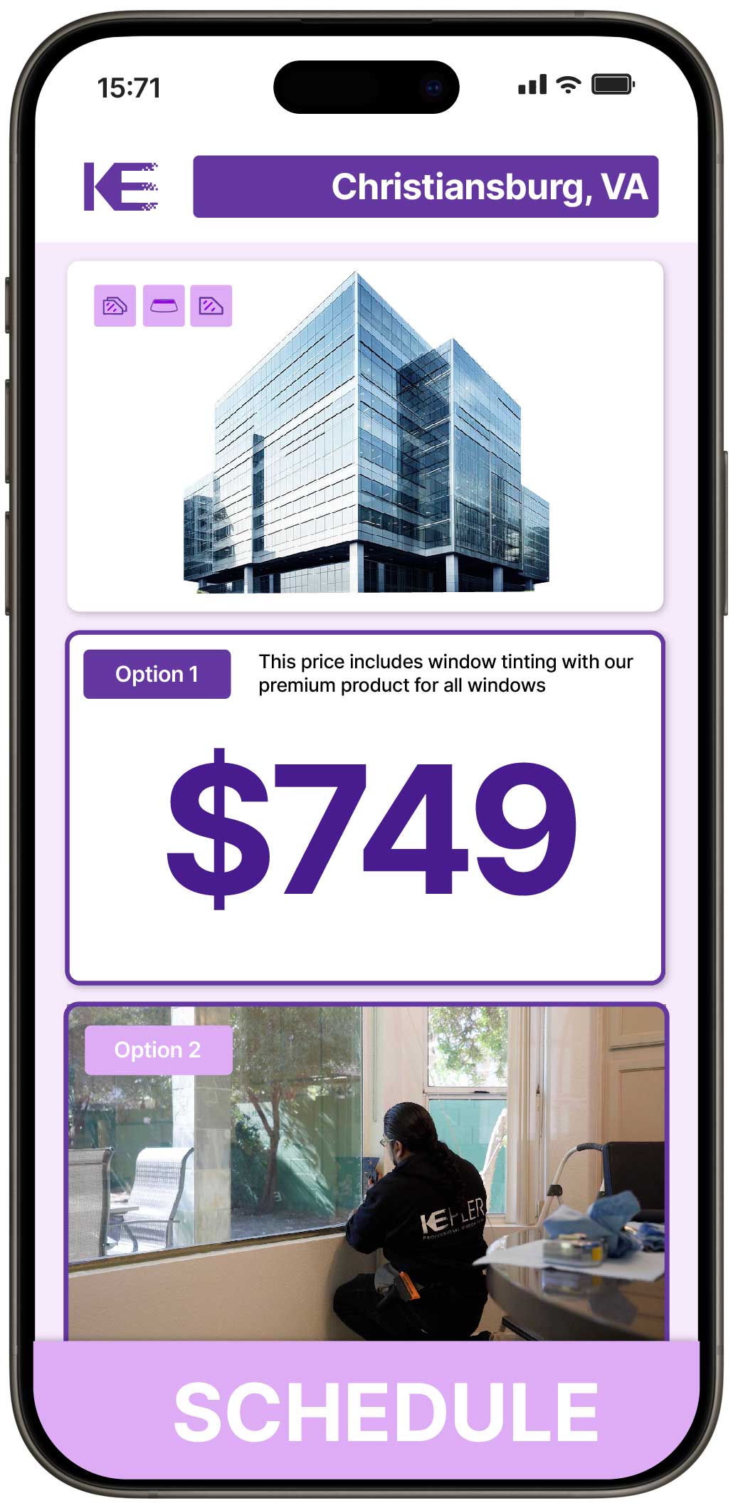 View Reasonable Safety and Security Window Film Rates in Christiansburg, Virginia