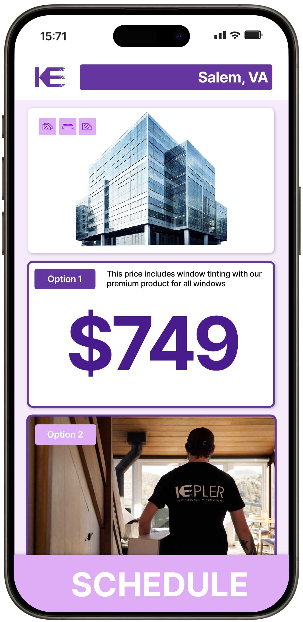 View Affordable Safety and Security Window Film Costs in Salem, Virginia