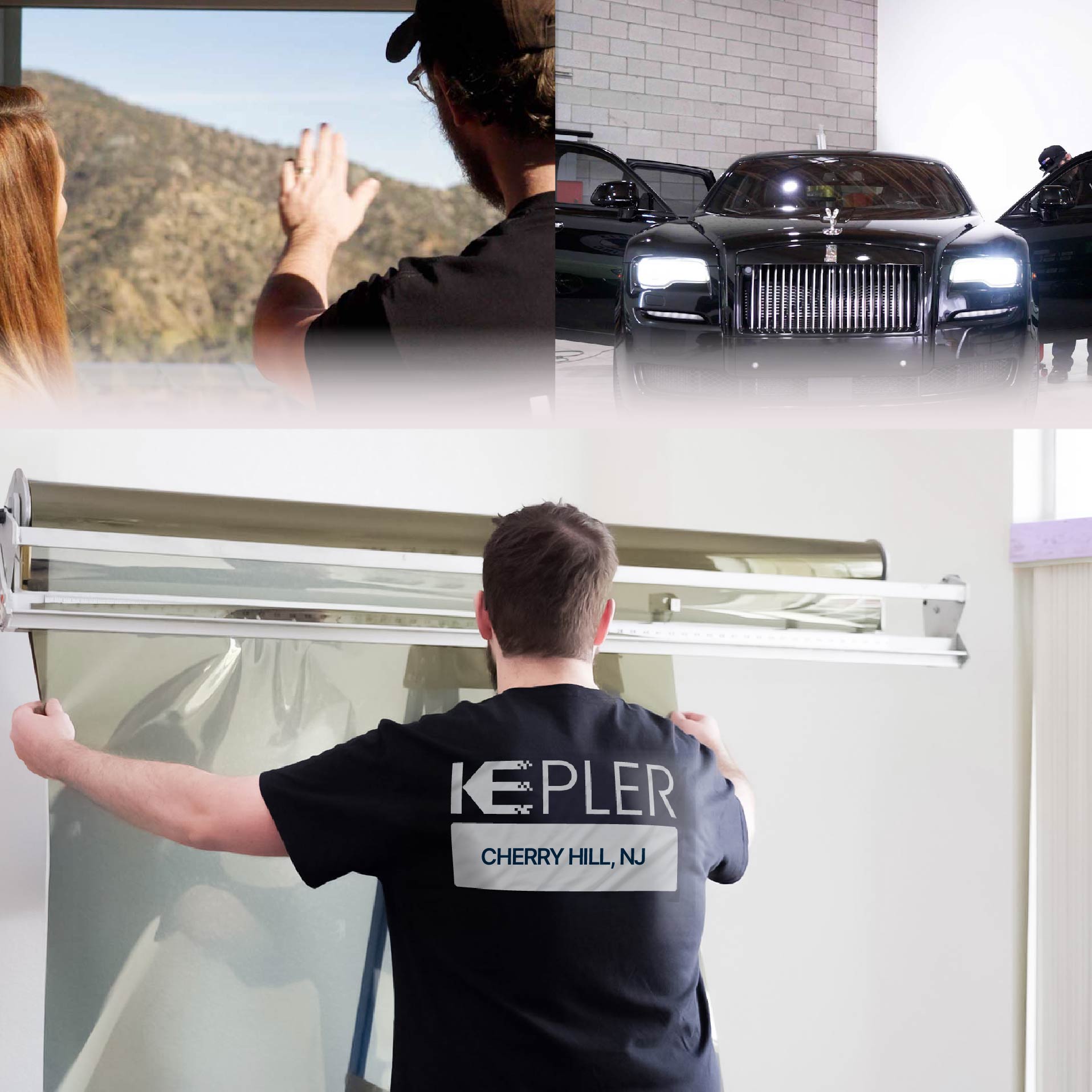 Kepler Specialist Installing Anti-Graffiti Film in Cherry Hill, New Jersey