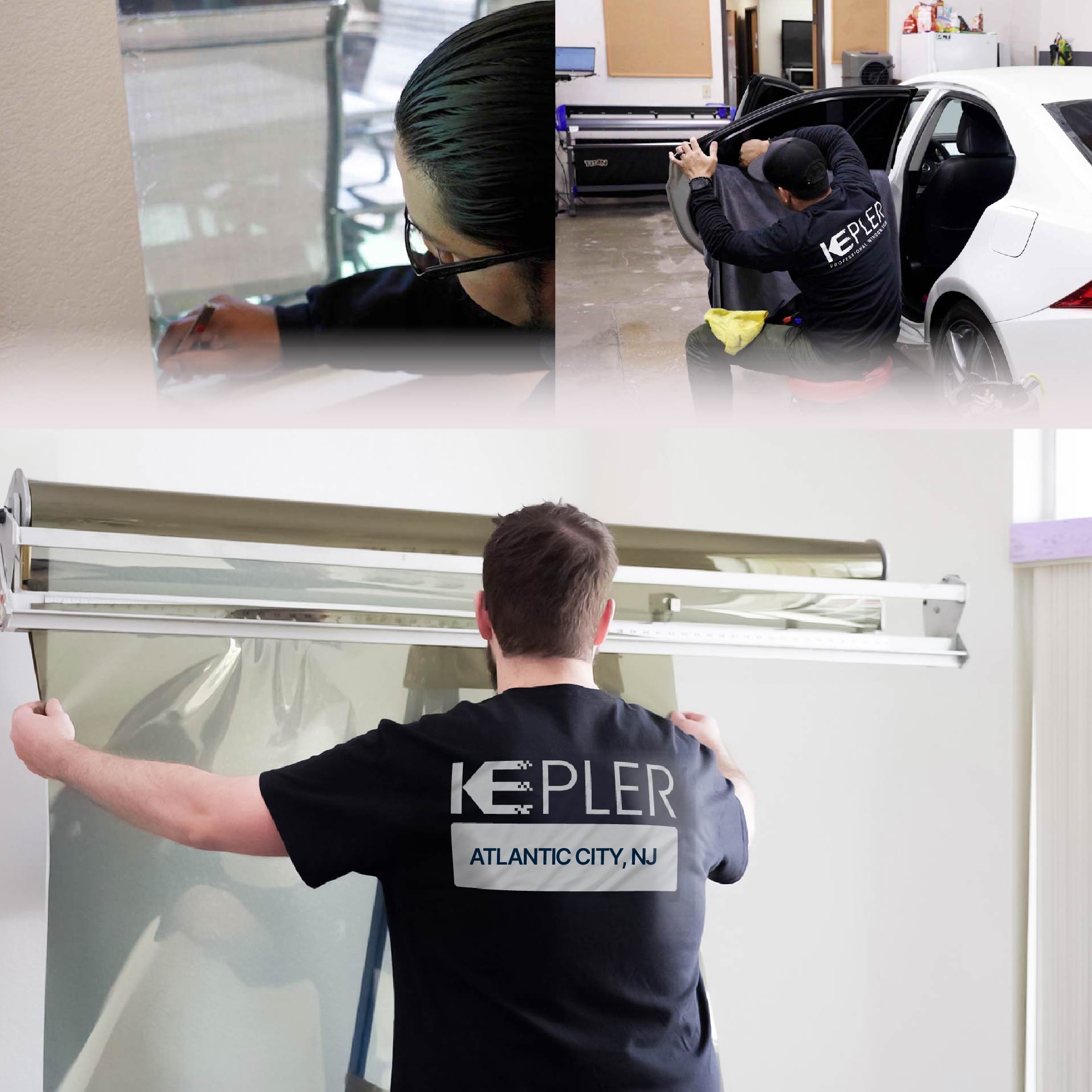 Kepler Specialist Installing Anti-Graffiti Film in Atlantic City, New Jersey