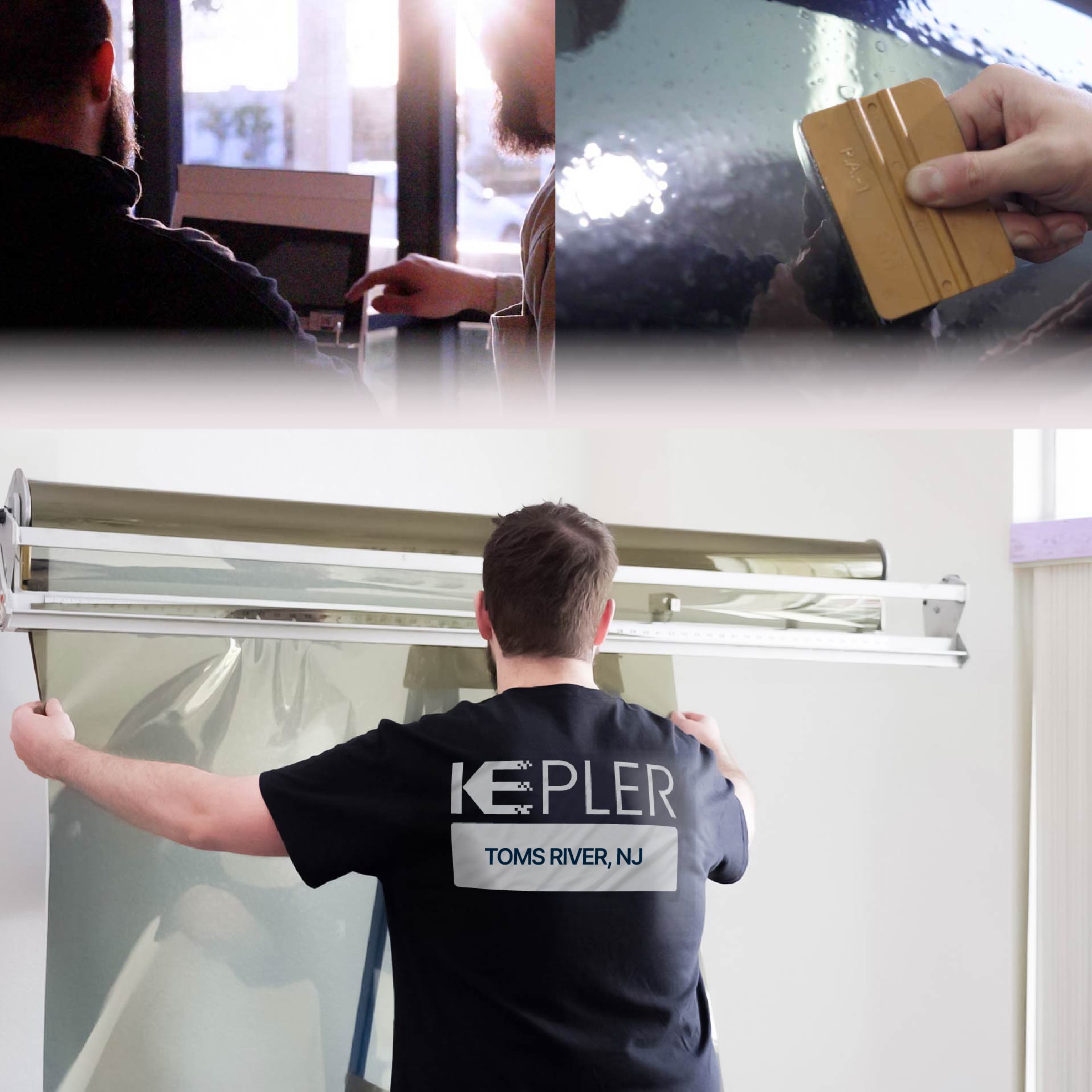 Kepler Specialist Installing Anti-Graffiti Film in Toms River, New Jersey
