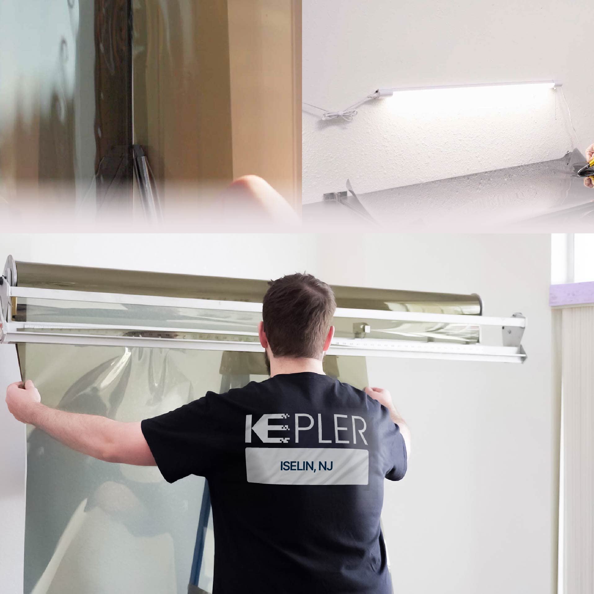 Kepler Specialist Installing Anti-Graffiti Film in Iselin, New Jersey