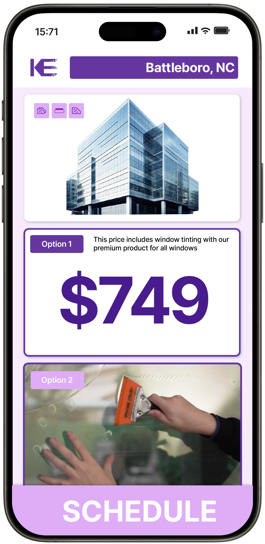 View Affordable Safety and Security Window Film Costs in Battleboro, North Carolina