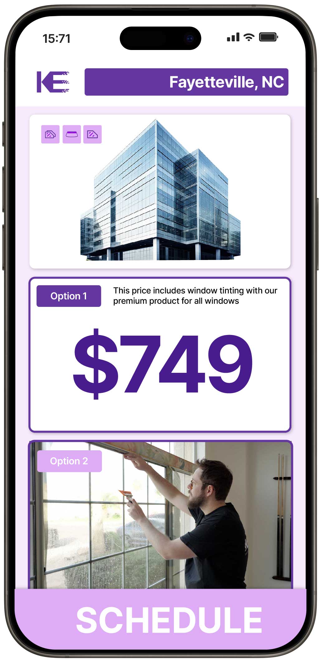 View Reasonable Safety and Security Window Film Rates in Fayetteville, North Carolina