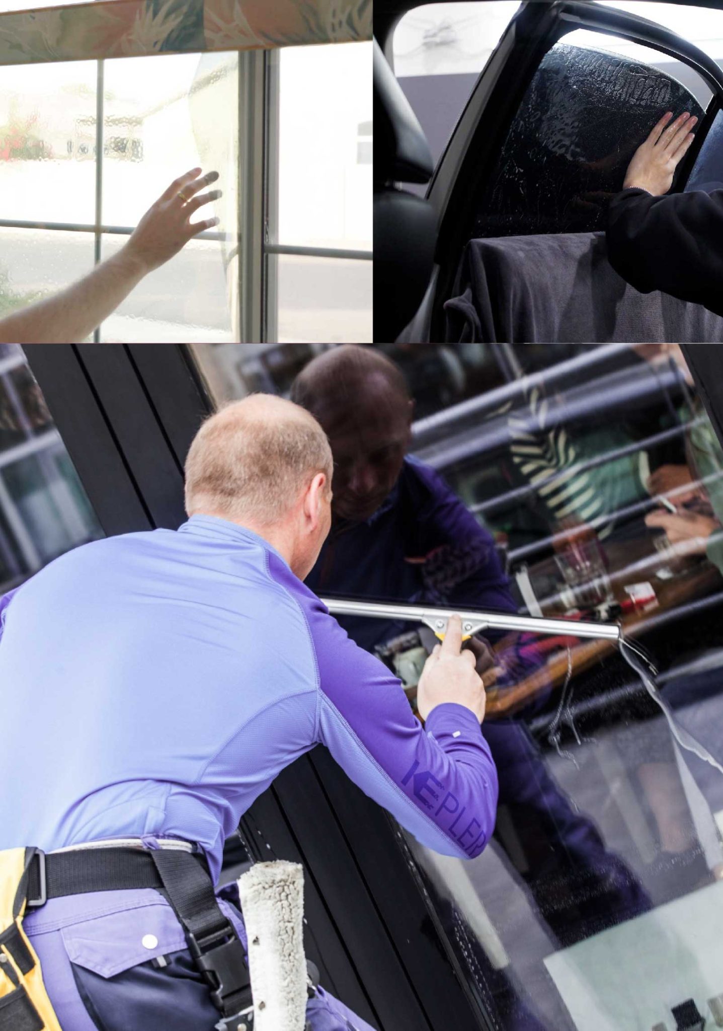 Kepler Expert Applying Anti-Graffiti Window Film to a Monsey Shop Front