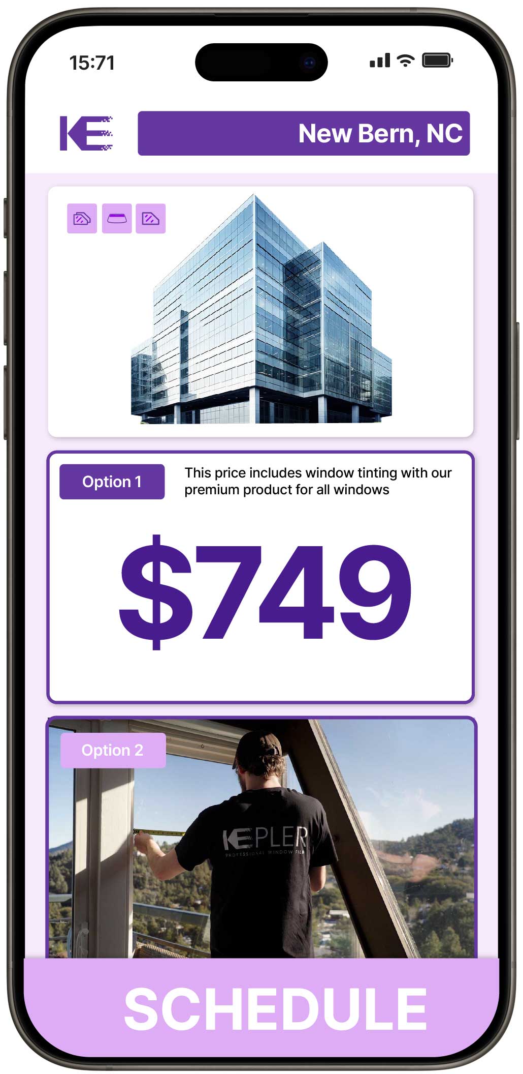 View Reasonable Safety and Security Window Film Rates in New Bern, North Carolina
