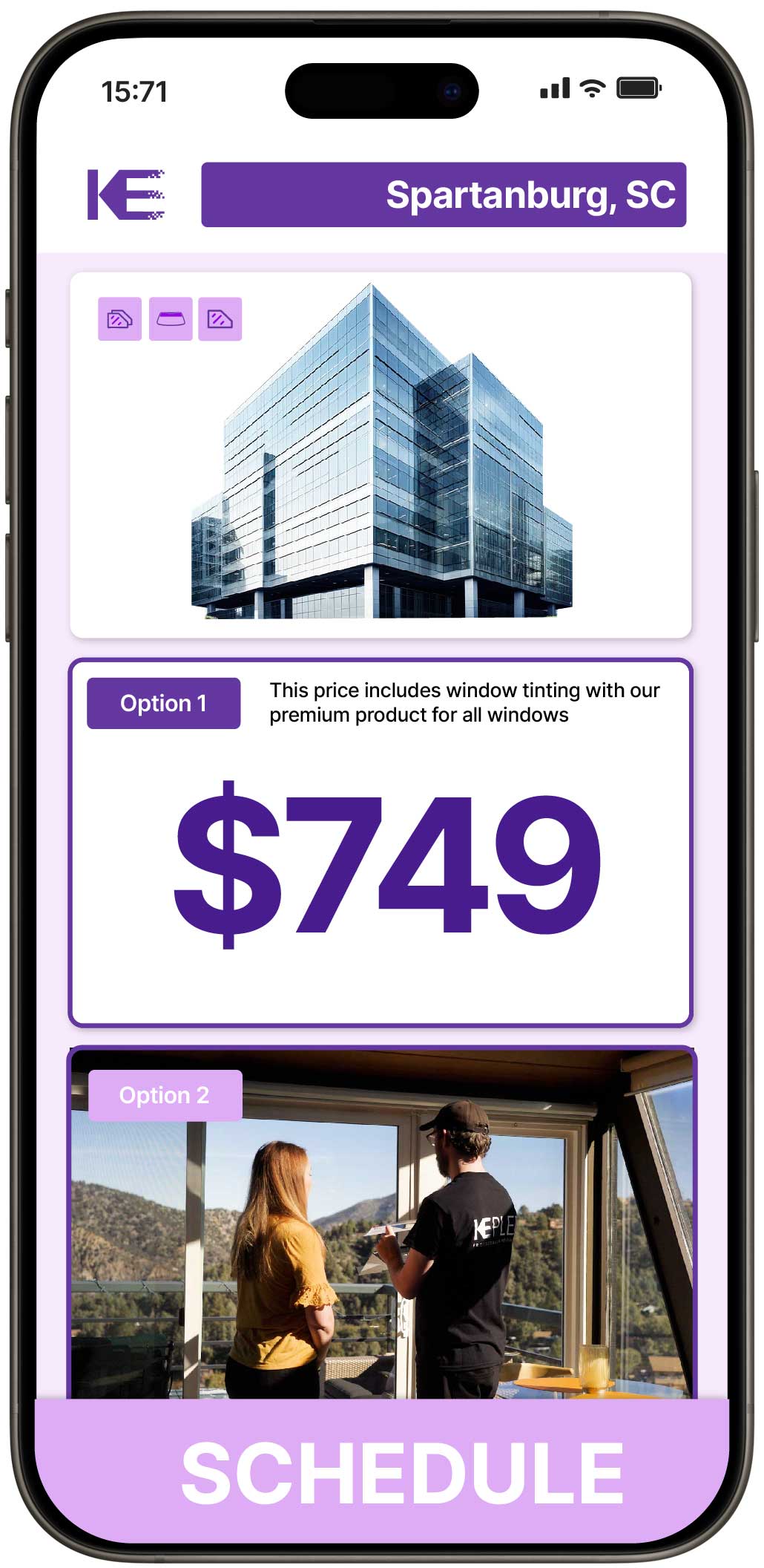 View Affordable Safety and Security Window Film Rates in Spartanburg, South Carolina