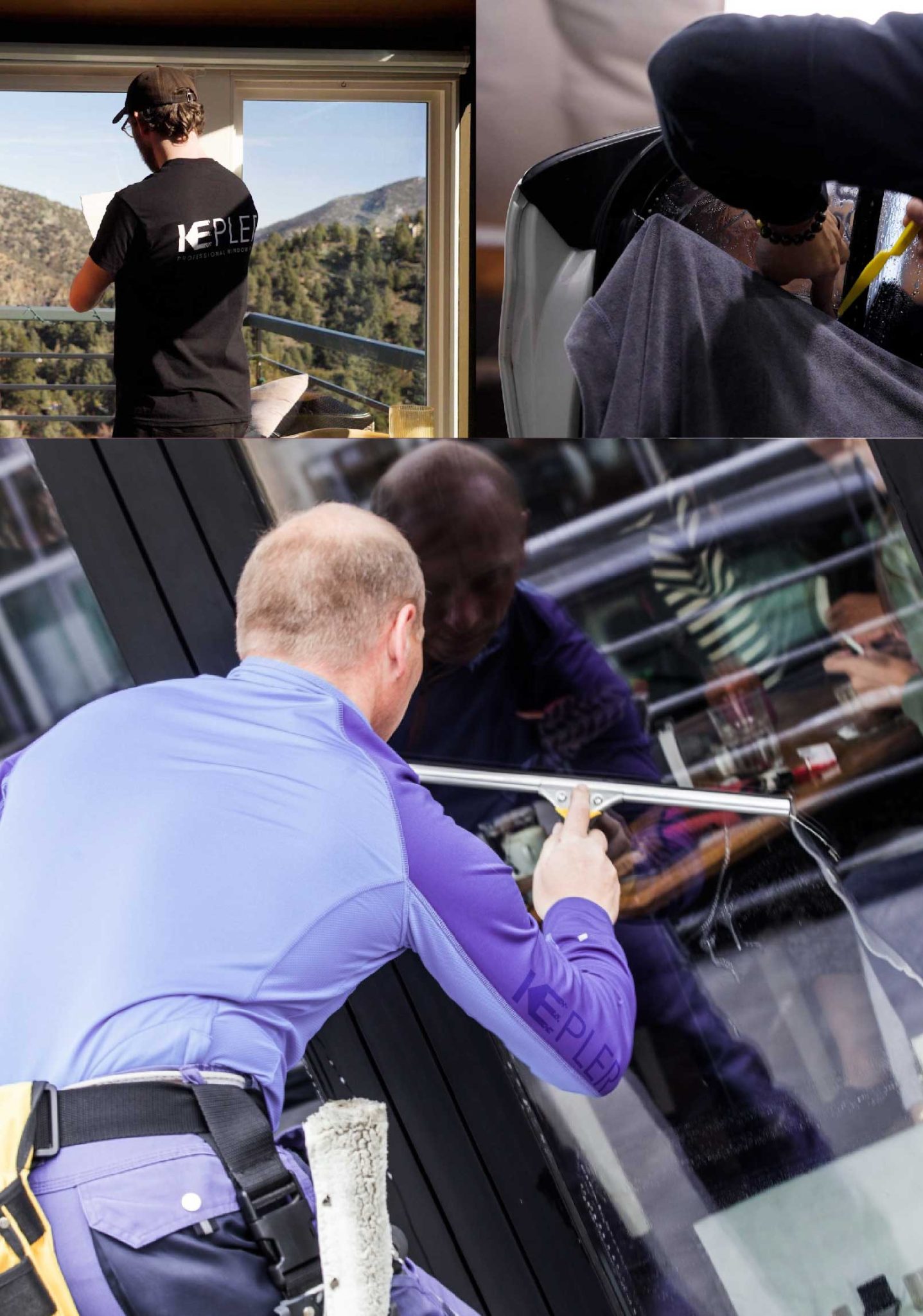 Kepler Expert Applying Anti-Graffiti Window Film to a Corona Shop Front