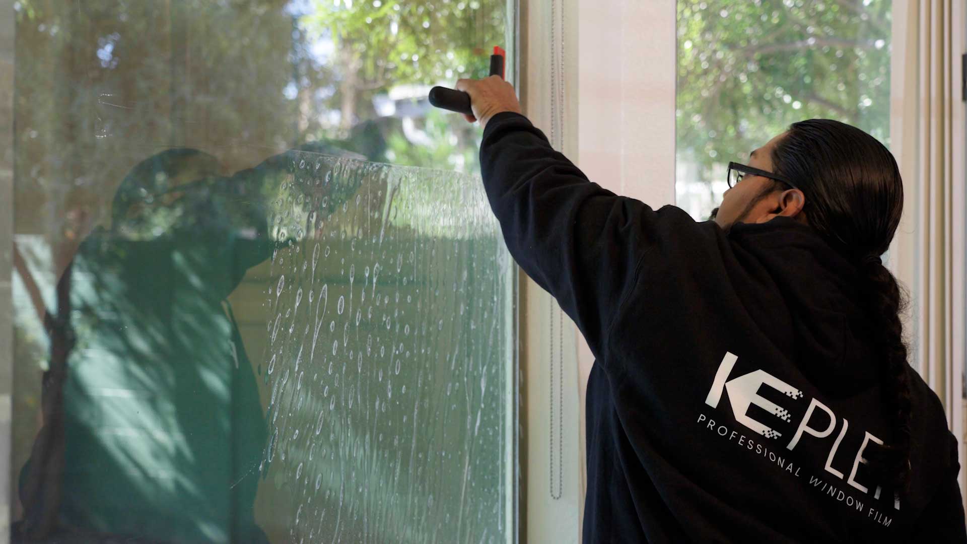 Skilled Shop Glass Film Installation in Bradenton