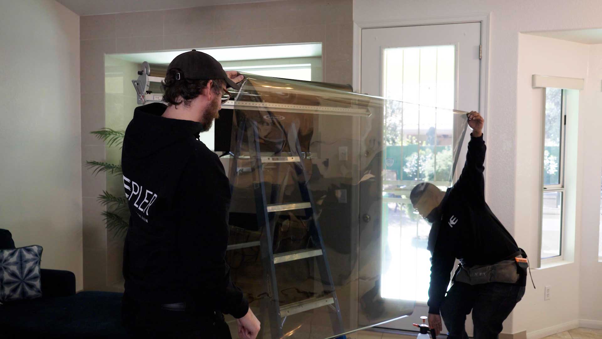 Professional Commercial Glass Tinting Preparation in Bradenton