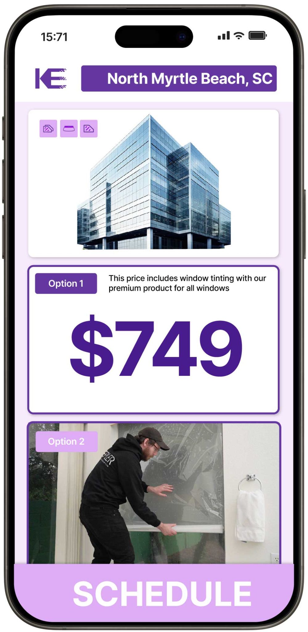 View Reasonable Safety and Security Window Film Rates in North Myrtle Beach, South Carolina
