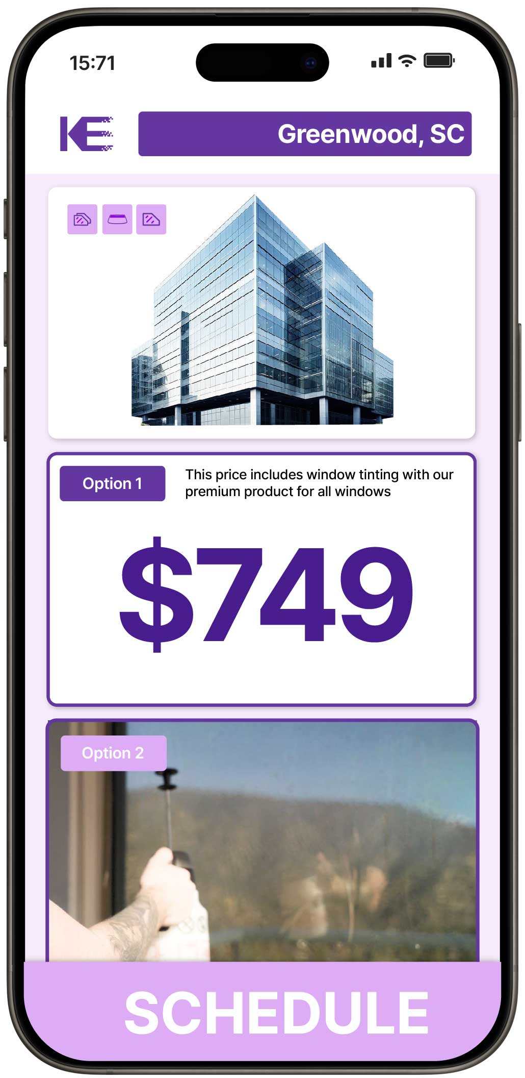 View Competitive Safety and Security Window Film Prices in Greenwood, South Carolina