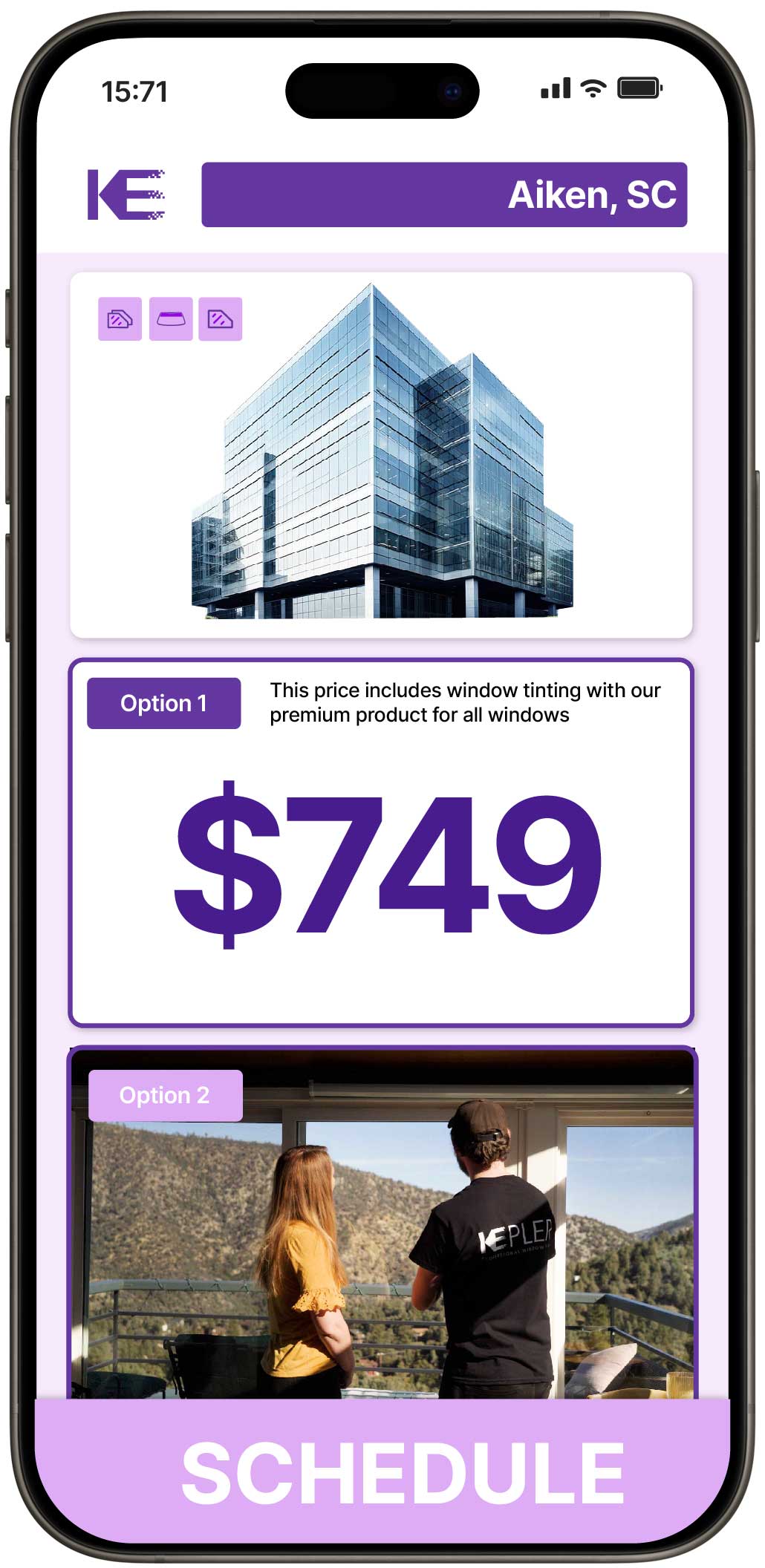 View Competitive Safety and Security Window Film Costs in Aiken, South Carolina