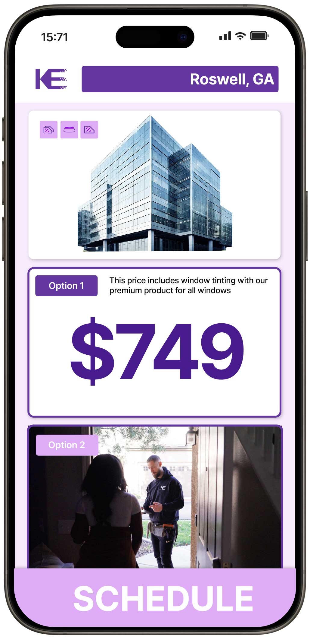 View Competitive Safety and Security Window Film Prices in Roswell, Georgia