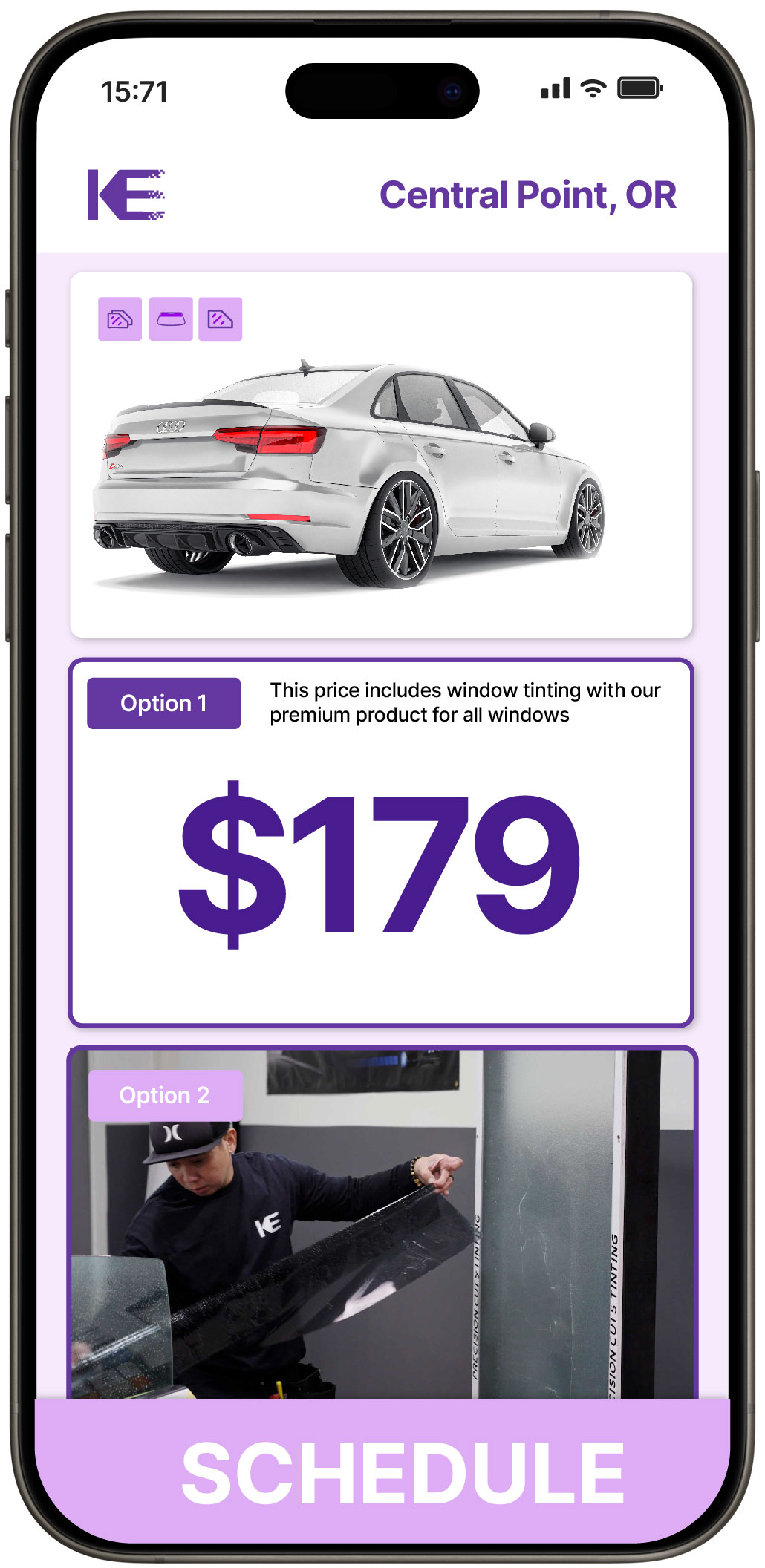 Car Window Tinting Central Point | Professional Tinting from $139