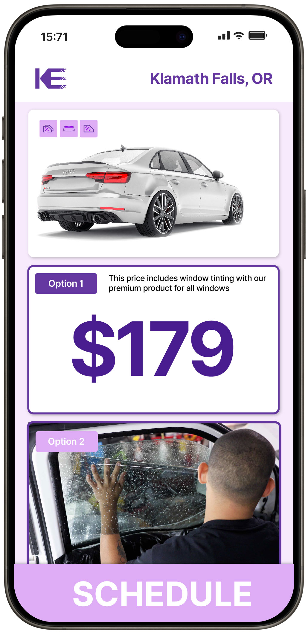 View Reasonable Car Window Tinting Prices in Klamath Falls, Oregon