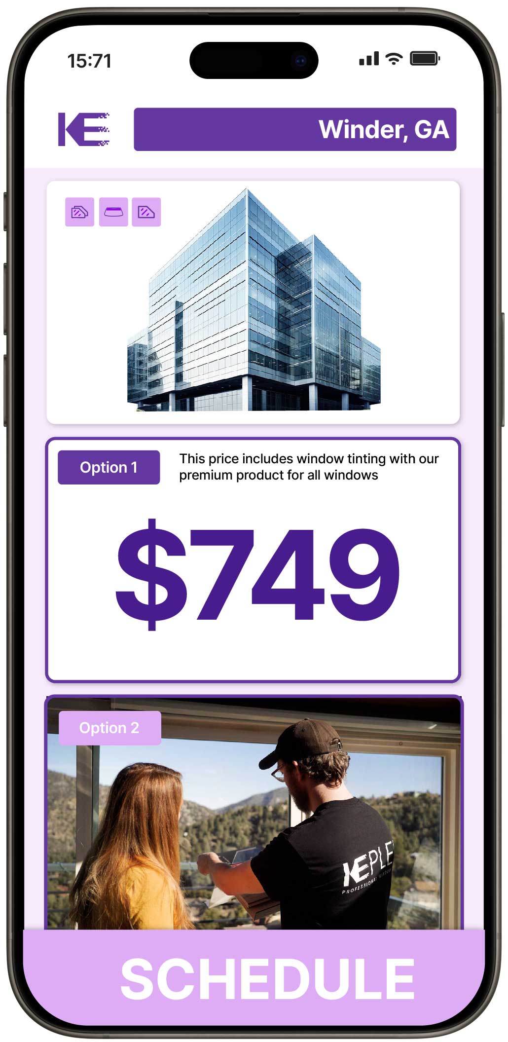 View Reasonable Safety and Security Window Film Costs in Winder, Georgia