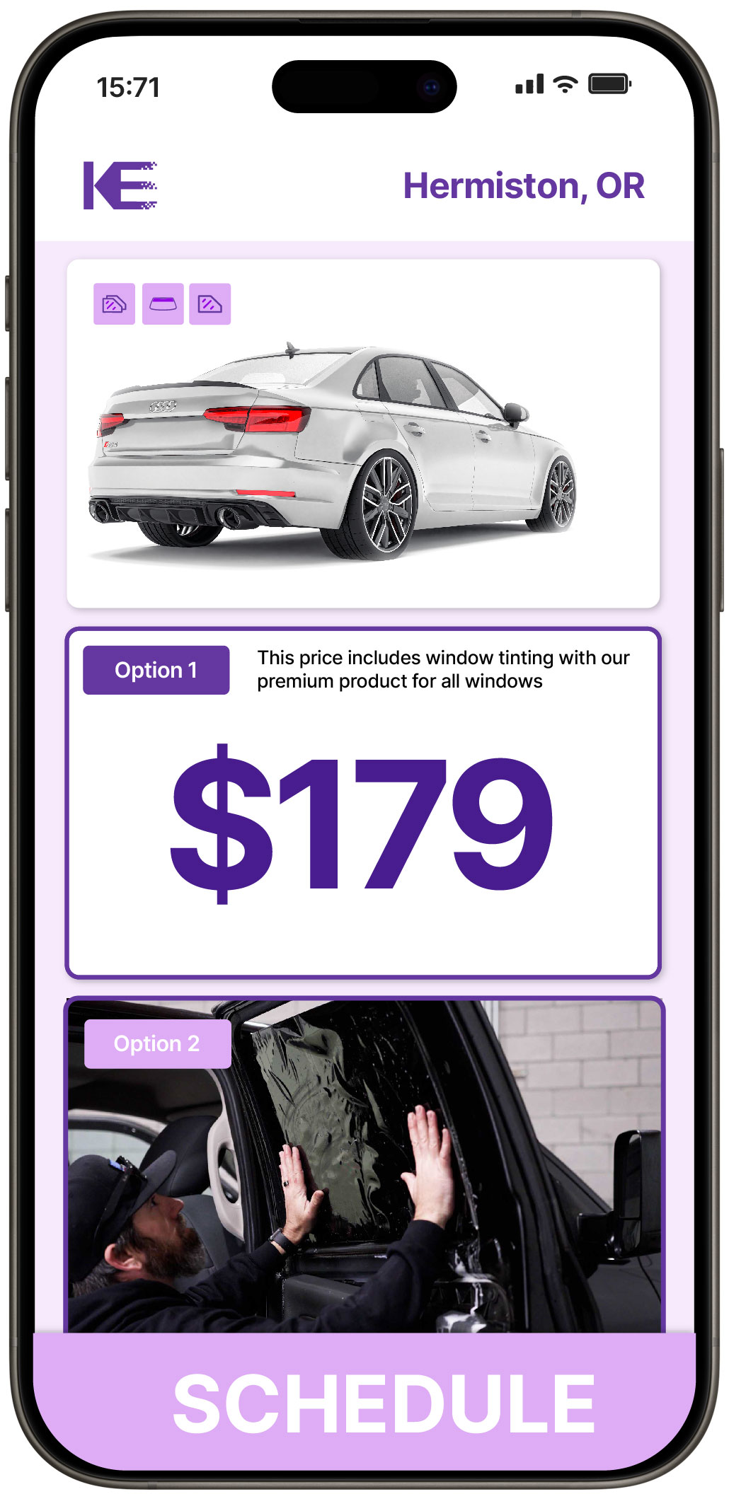 View Reasonable Car Window Tinting Prices in Hermiston, Oregon