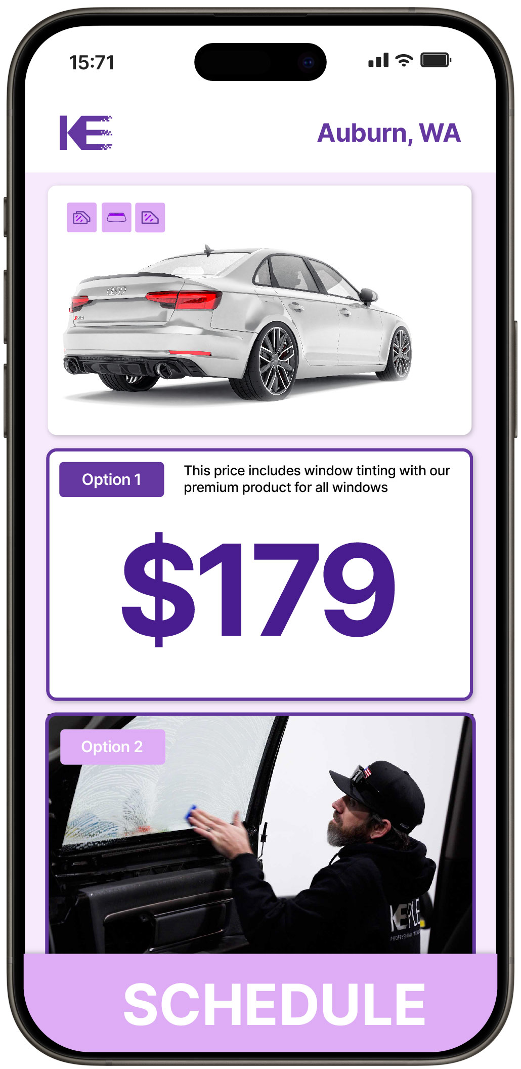 View Affordable Car Window Tinting Prices in Auburn, Washington