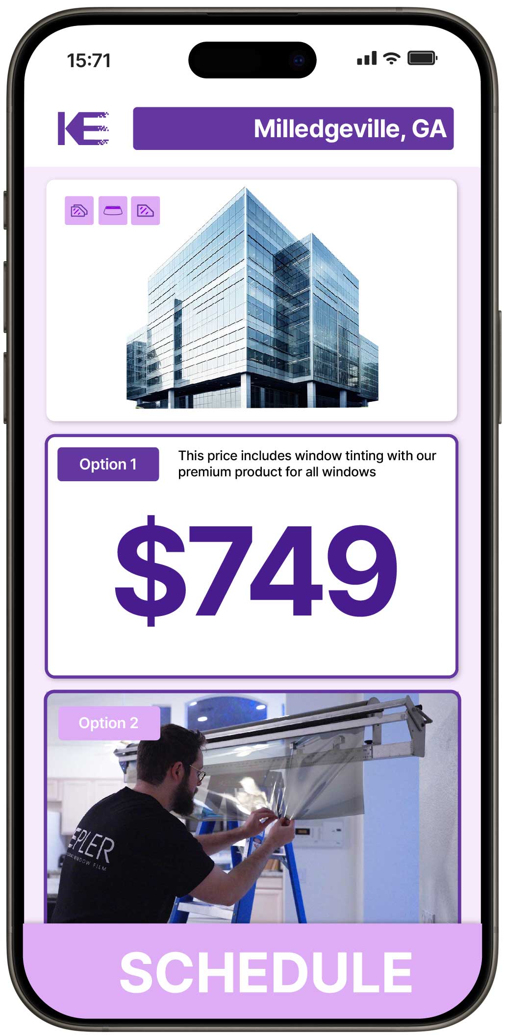 View Reasonable Safety and Security Window Film Rates in Milledgeville, Georgia