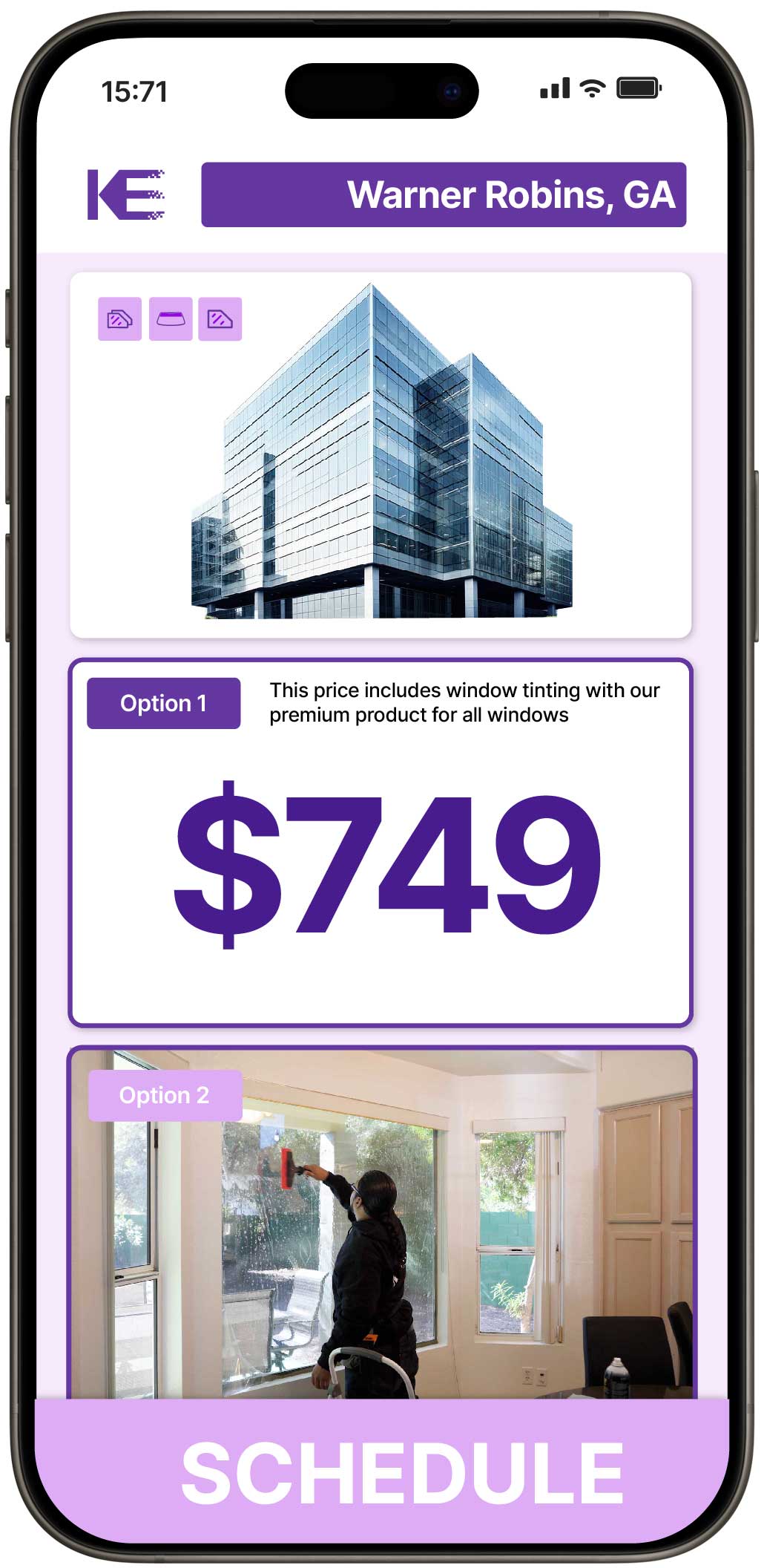 View Reasonable Safety and Security Window Film Rates in Warner Robins, Georgia