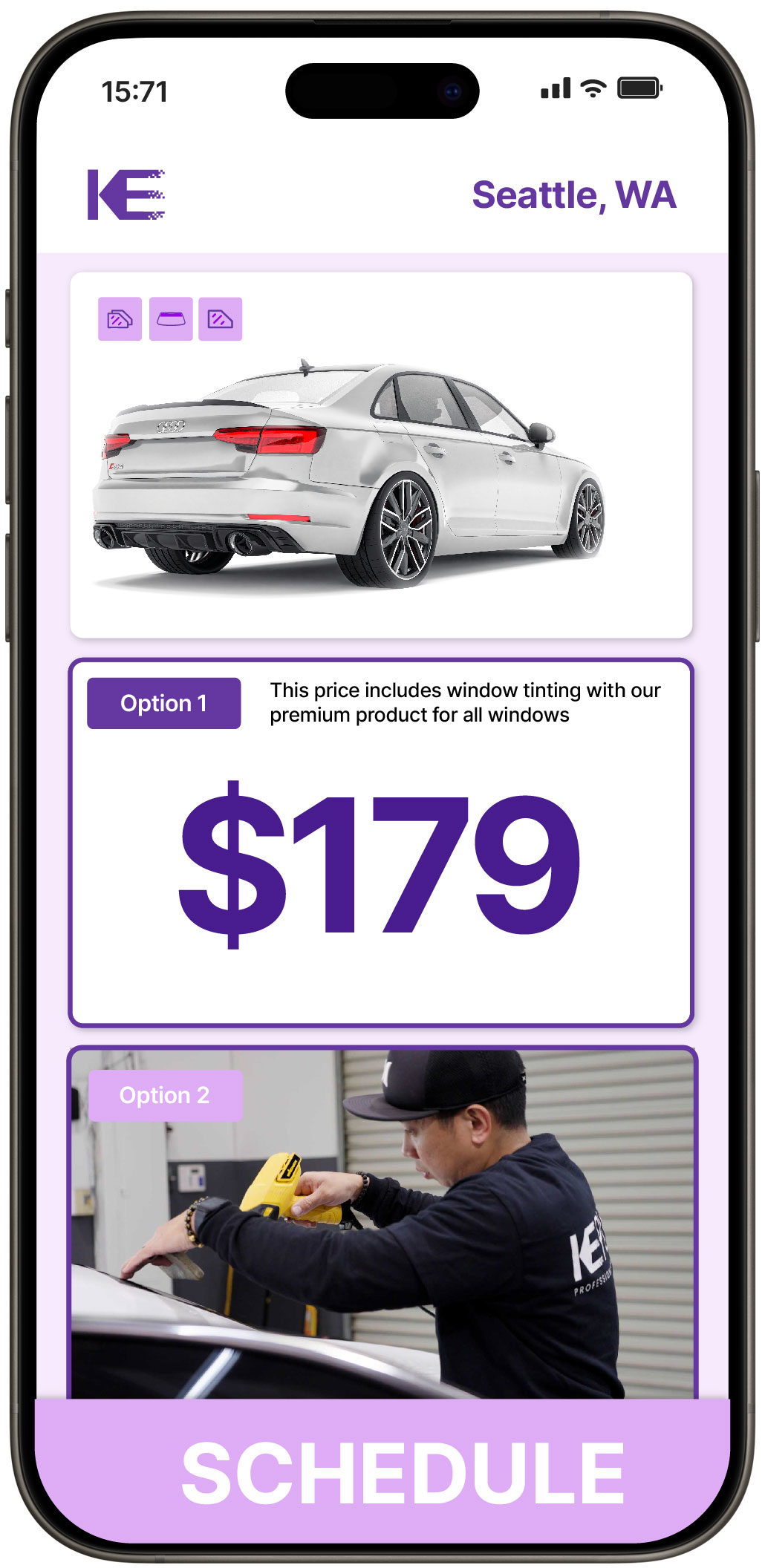 View Affordable Car Window Tinting Prices in Seattle, Washington
