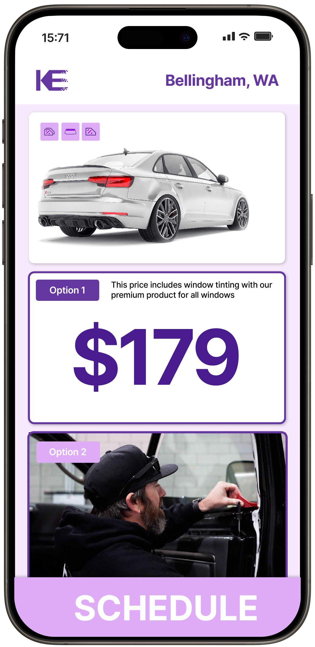 View Competitive Car Window Tinting Prices in Bellingham, Washington