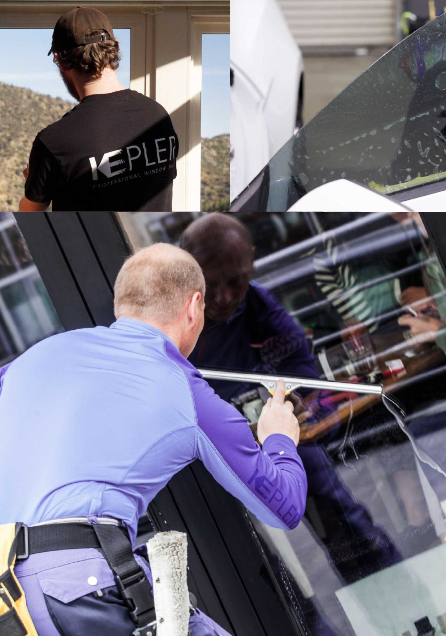 Kepler Expert Applying Anti-Graffiti Window Film to a Hughsonville Shop Front