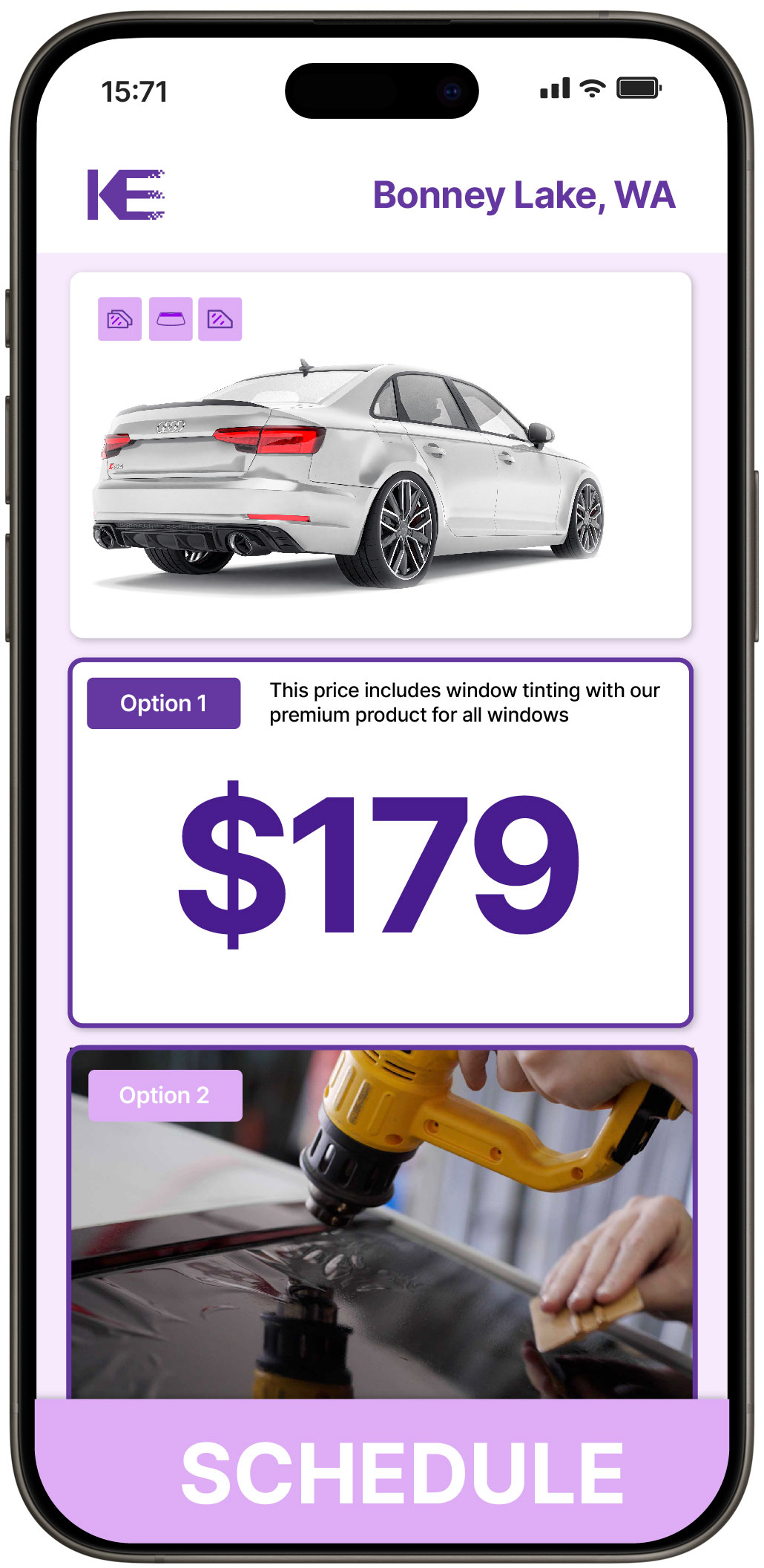 View Reasonable Car Window Tinting Prices in Bonney Lake, Washington