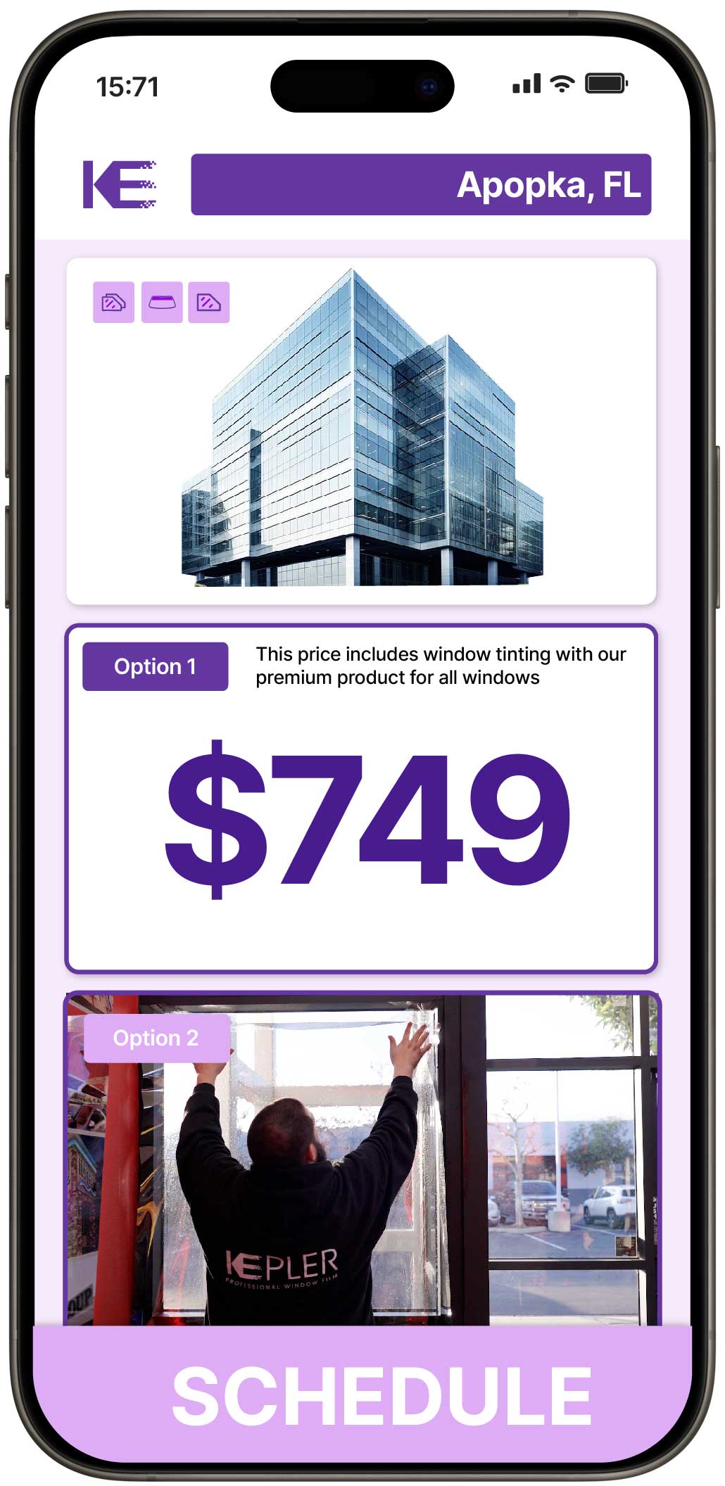 View Competitive Safety and Security Window Film Prices in Apopka, Florida