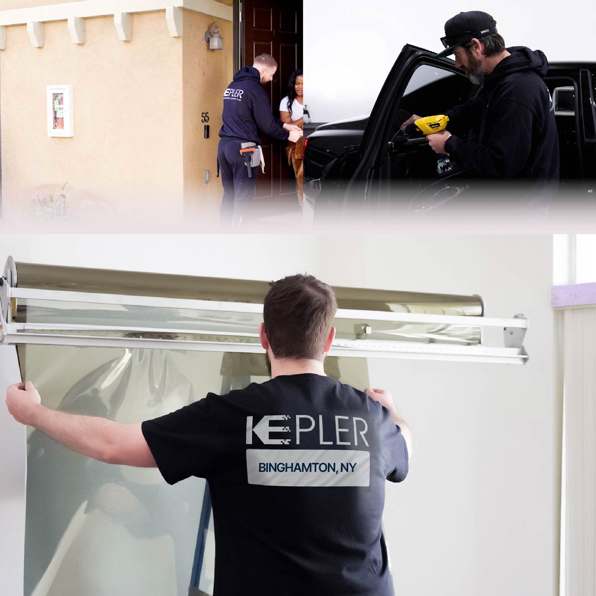 Kepler Specialist Installing Anti-Graffiti Film in Binghamton, New York