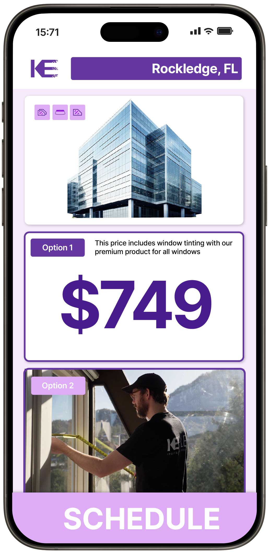 View Competitive Safety and Security Window Film Costs in Rockledge, Florida
