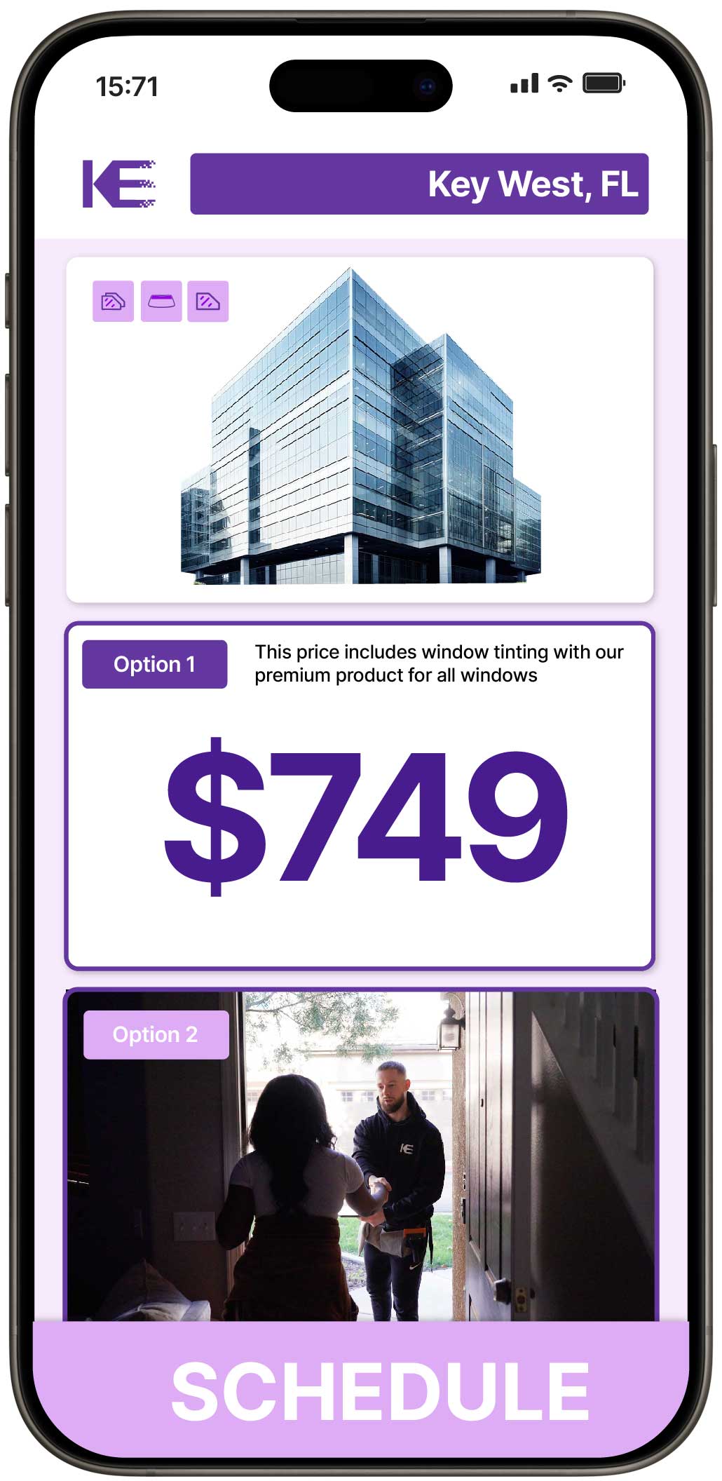 View Reasonable Safety and Security Window Film Rates in Key West, Florida