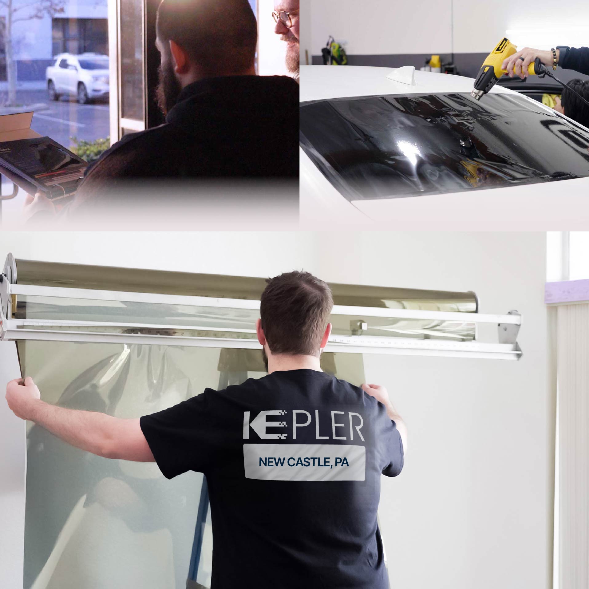 Kepler Specialist Installing Anti-Graffiti Film in New Castle, Pennsylvania