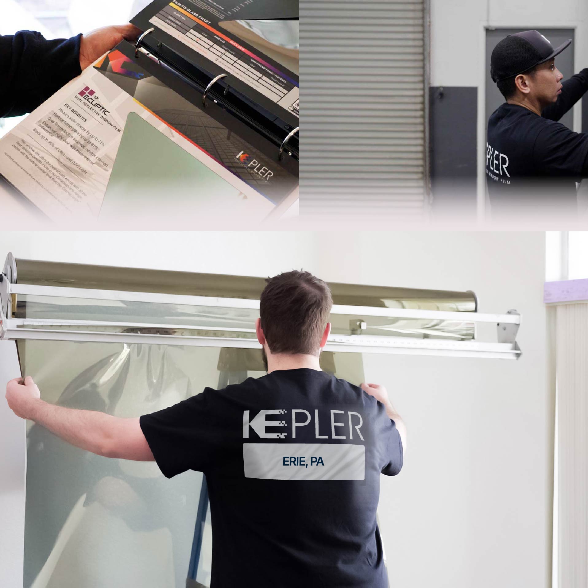 Kepler Specialist Installing Anti-Graffiti Film in Erie, Pennsylvania