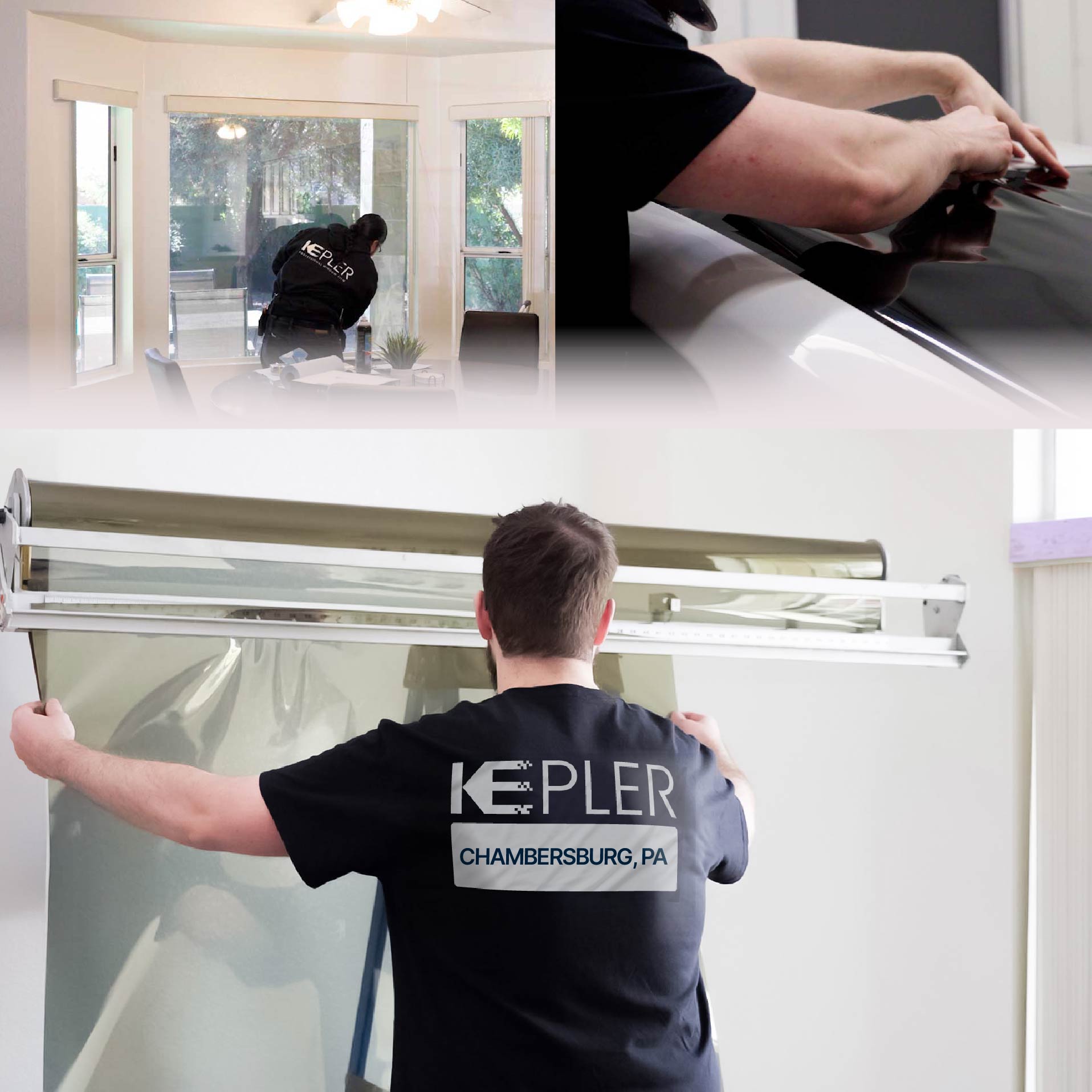 Kepler Specialist Installing Anti-Graffiti Film in Chambersburg, Pennsylvania