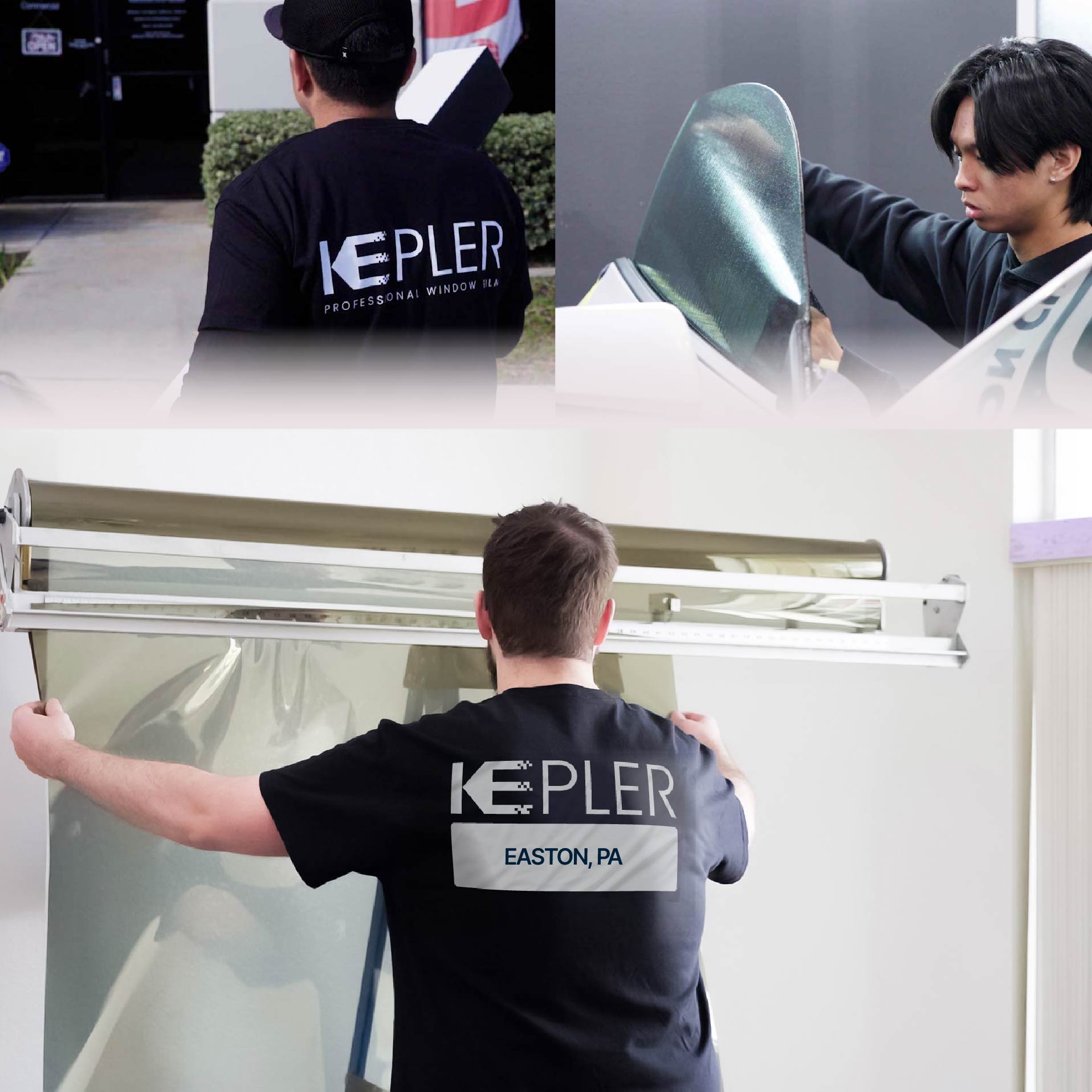 Kepler Specialist Installing Anti-Graffiti Film in Easton, Pennsylvania