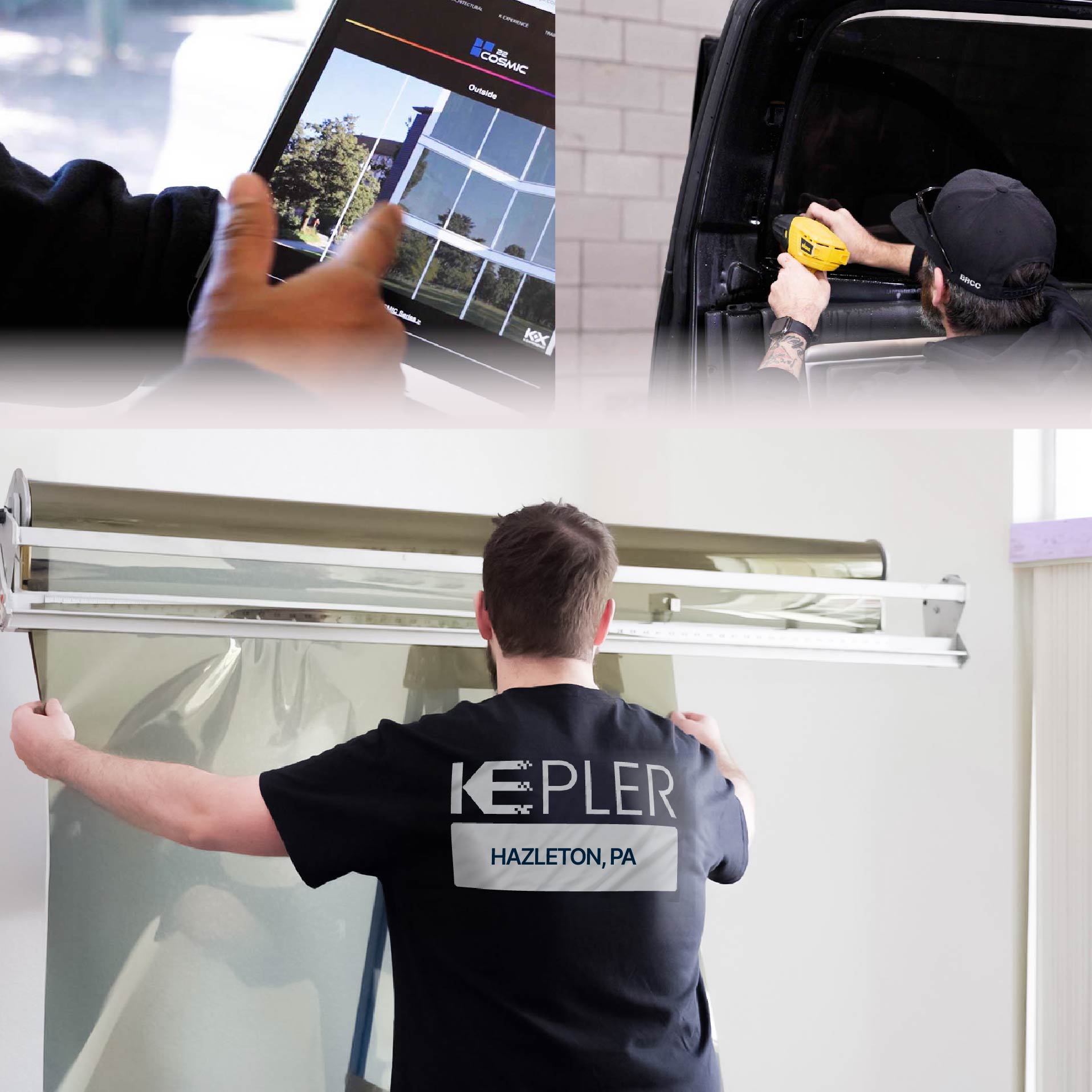 Kepler Specialist Installing Anti-Graffiti Film in Hazleton, Pennsylvania