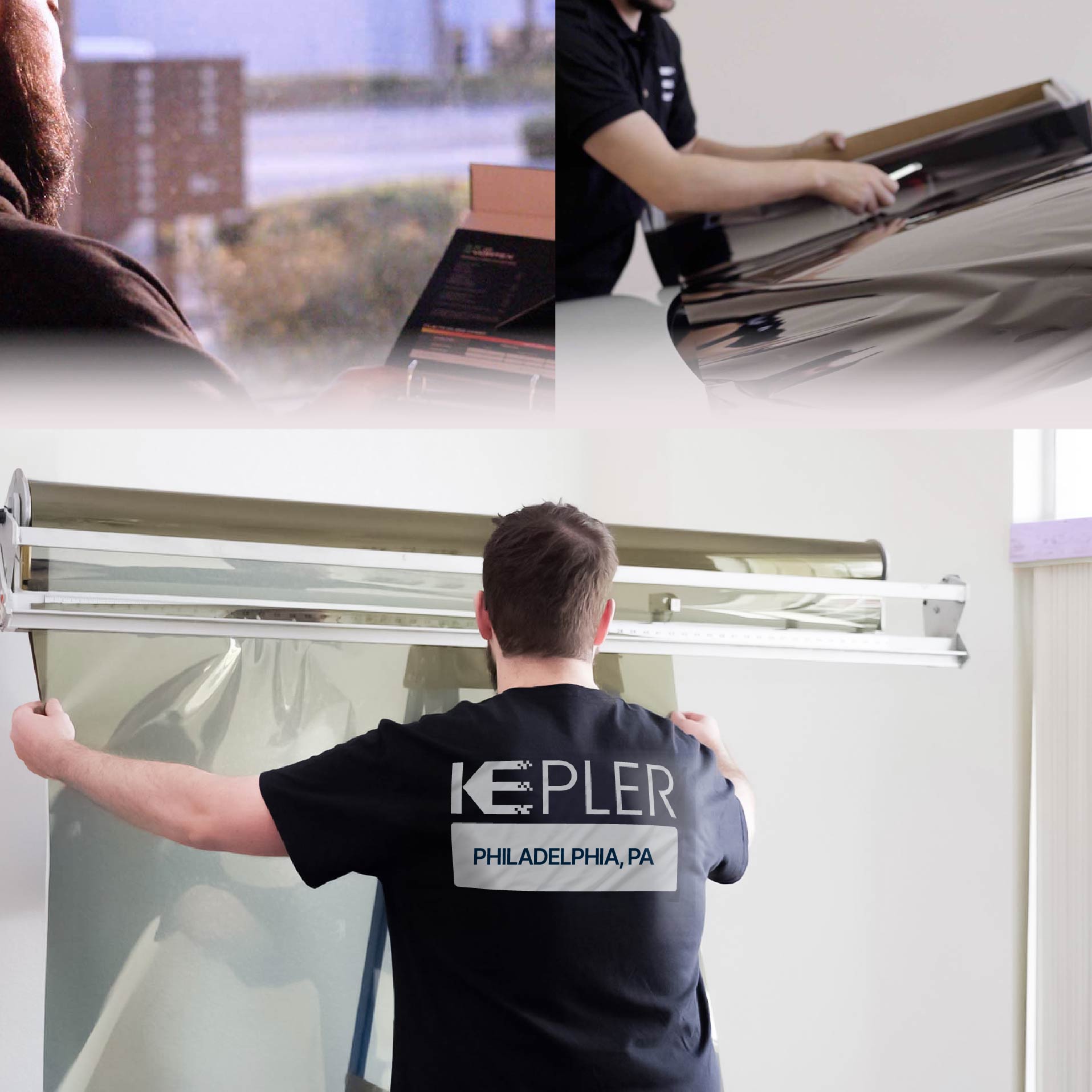 Kepler Specialist Installing Anti-Graffiti Film in Philadelphia, Pennsylvania
