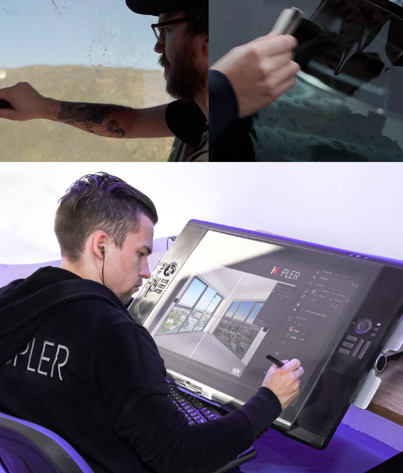 Kepler Specialist Performing Commercial Window Tinting in Medina Medina