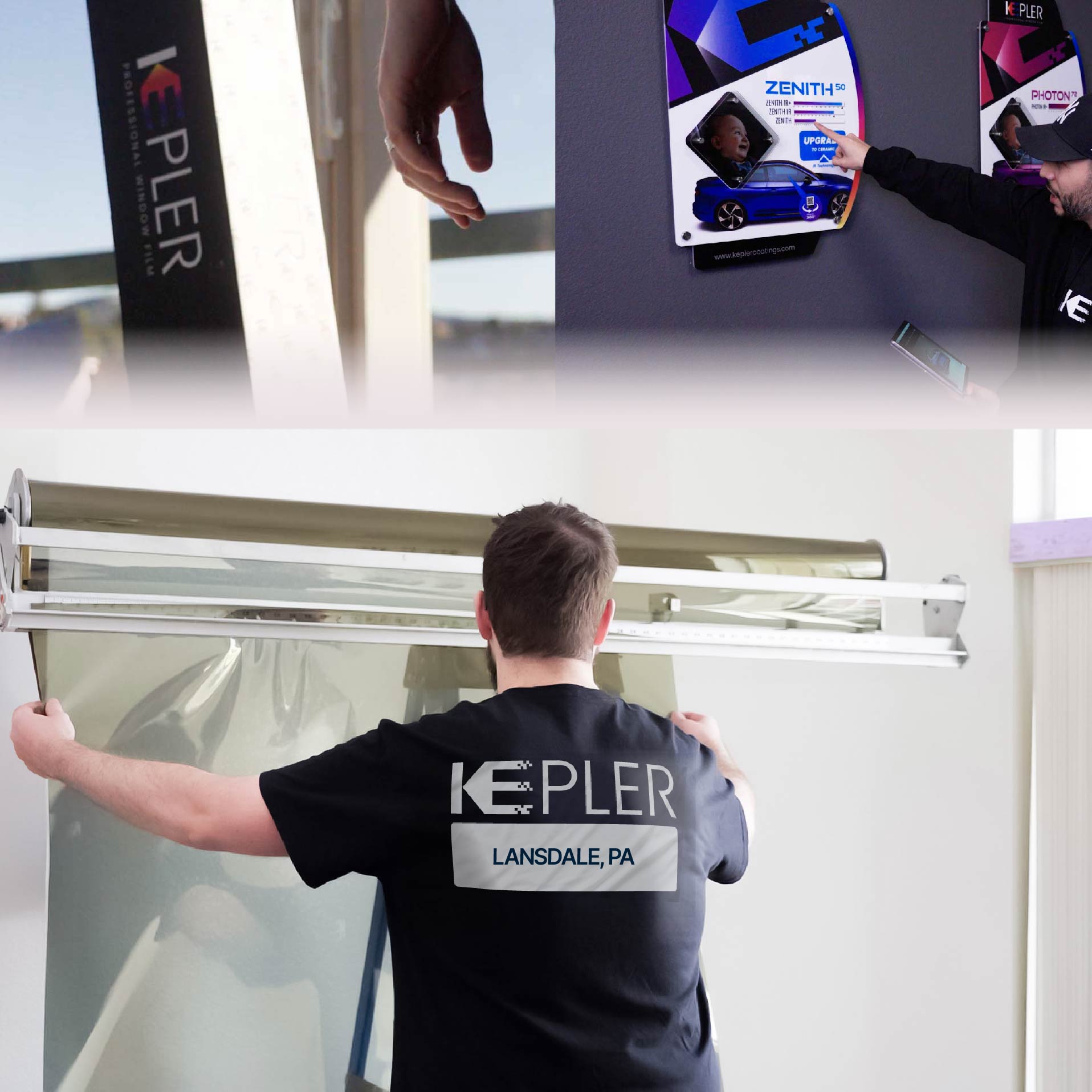 Kepler Specialist Installing Anti-Graffiti Film in Lansdale, Pennsylvania